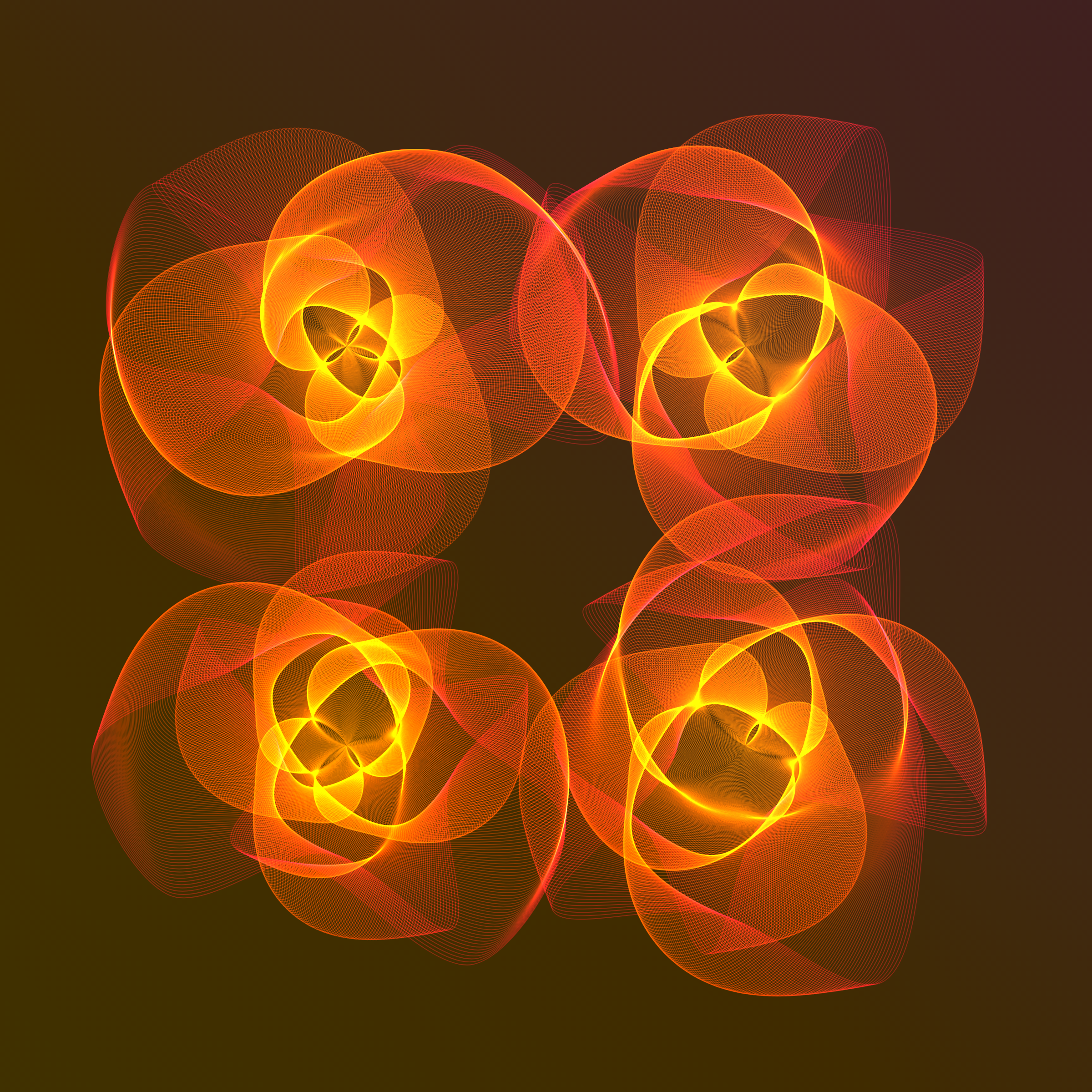 Art Blocks - Art Blocks v2 - Flowers #1423 - NFT # 116001423