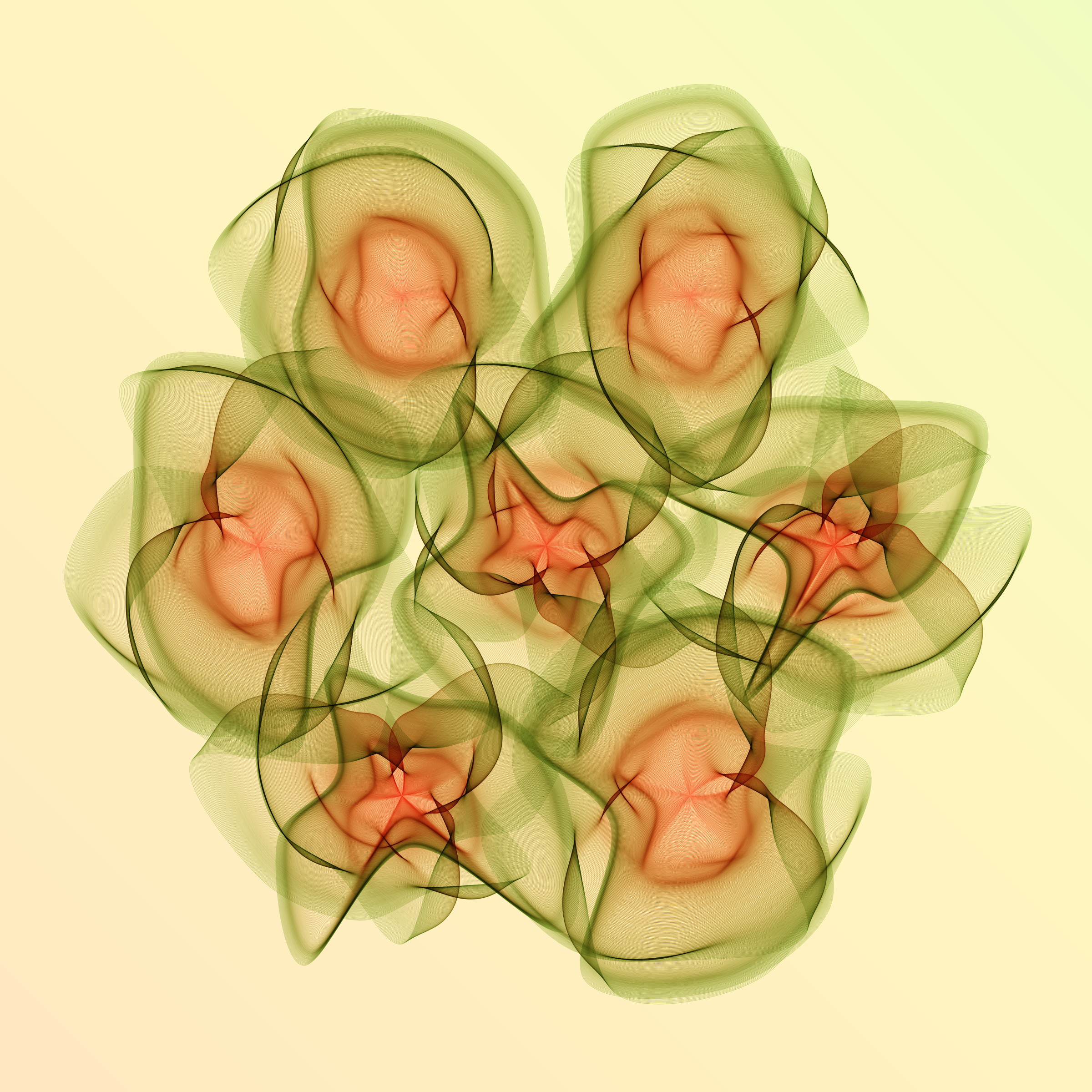 Art Blocks - Art Blocks v2 - Flowers #1427 - NFT # 116001427