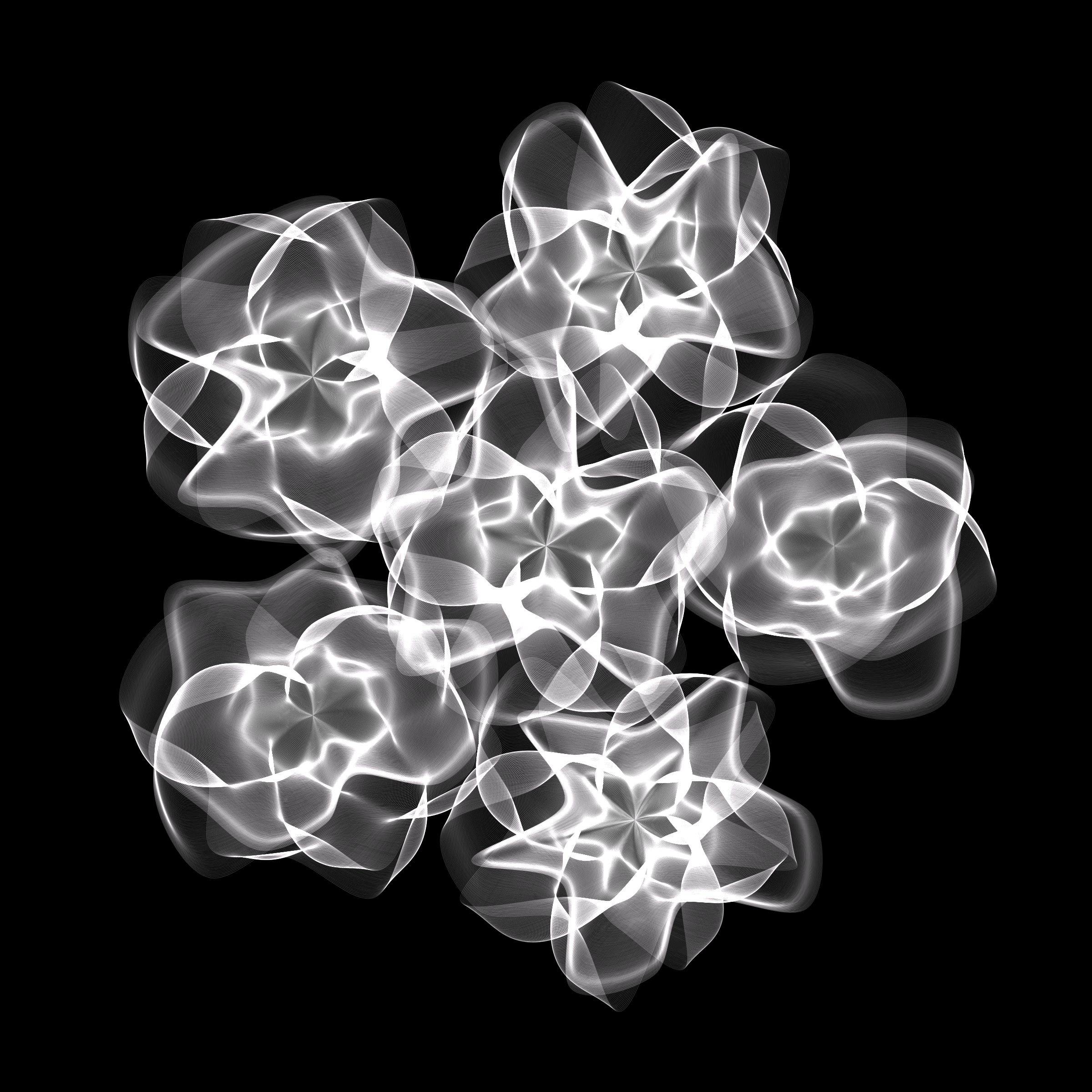 Art Blocks - Art Blocks v2 - Flowers #1433 - NFT # 116001433