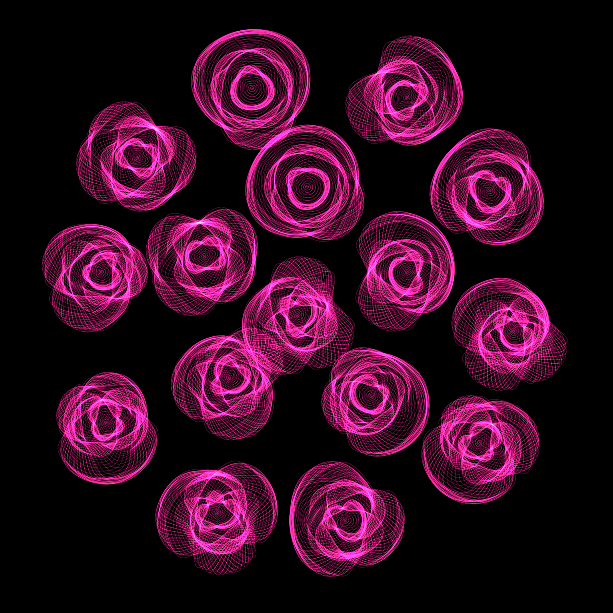 Art Blocks - Art Blocks v2 - Flowers #1435 - NFT # 116001435