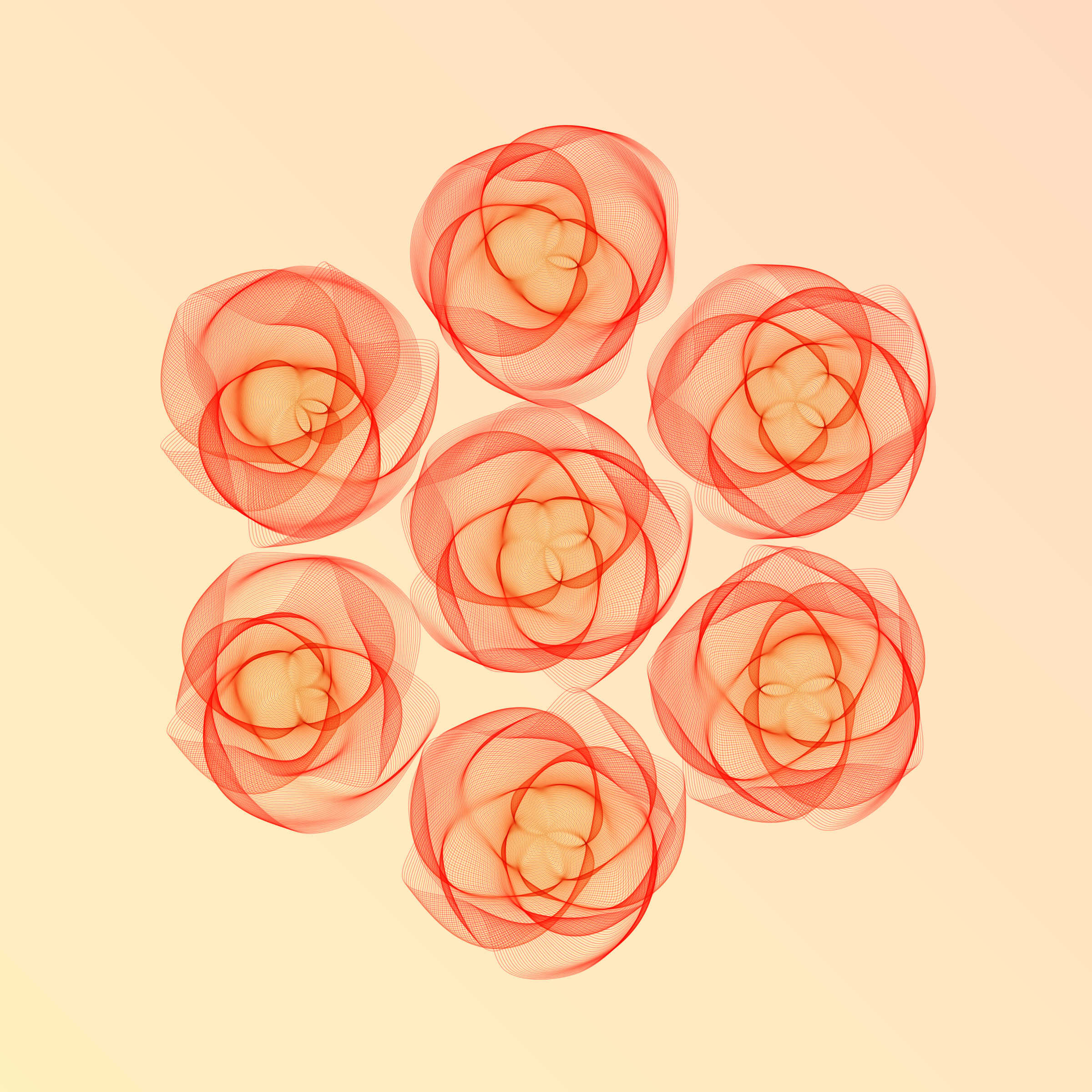 Art Blocks - Art Blocks v2 - Flowers #1436 - NFT # 116001436