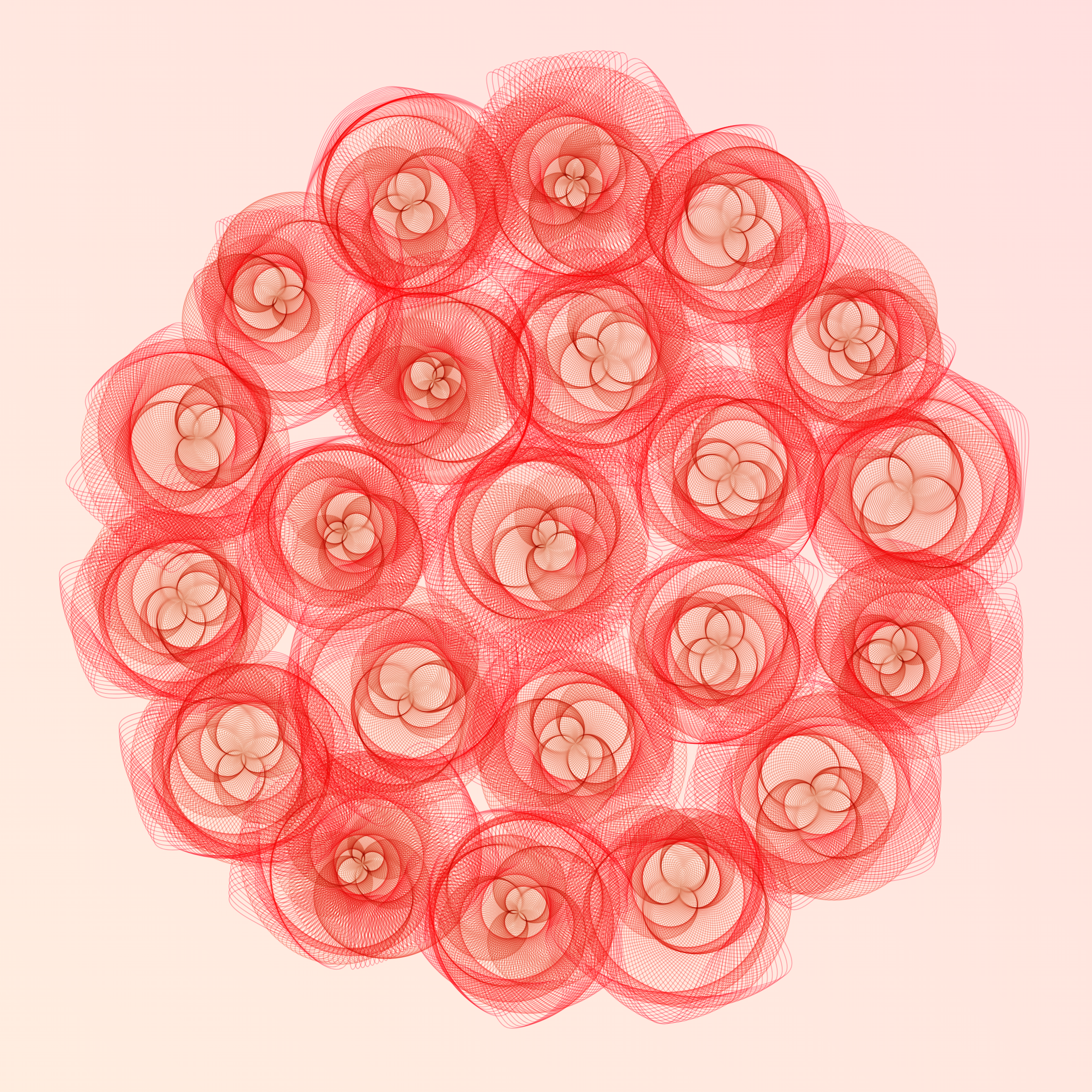 Art Blocks - Art Blocks v2 - Flowers #1437 - NFT # 116001437