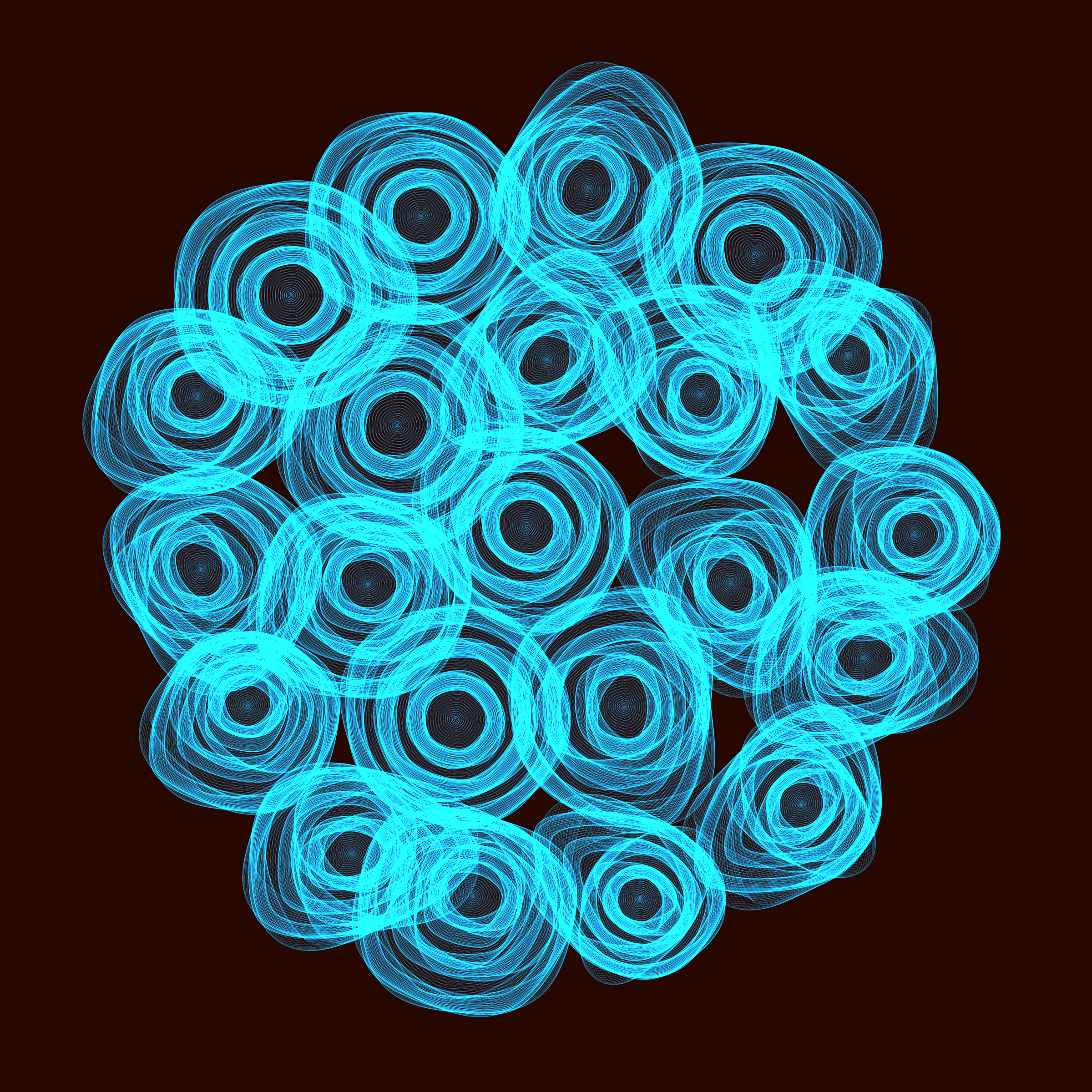 Art Blocks - Art Blocks v2 - Flowers #1438 - NFT # 116001438