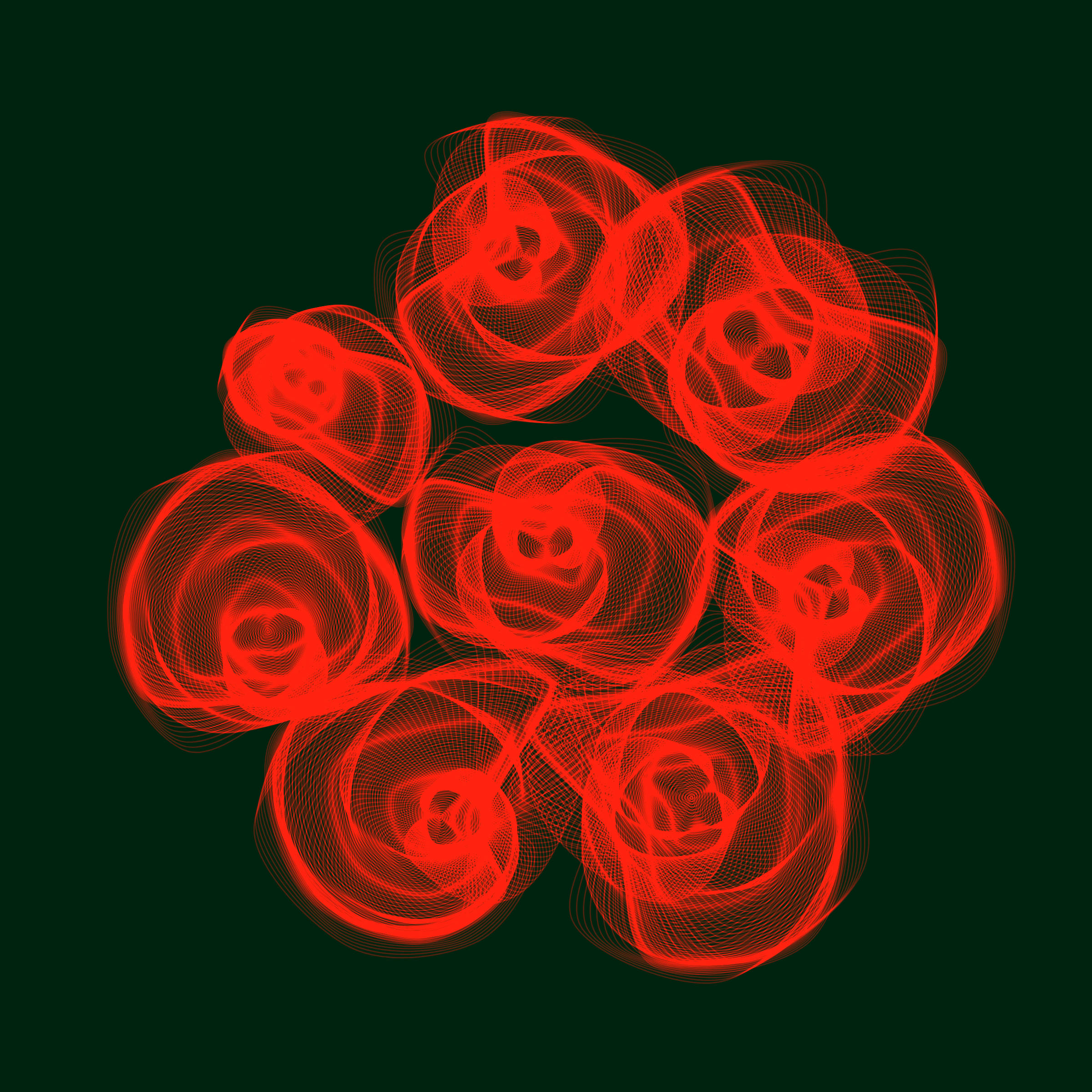 Art Blocks - Art Blocks v2 - Flowers #1442 - NFT # 116001442