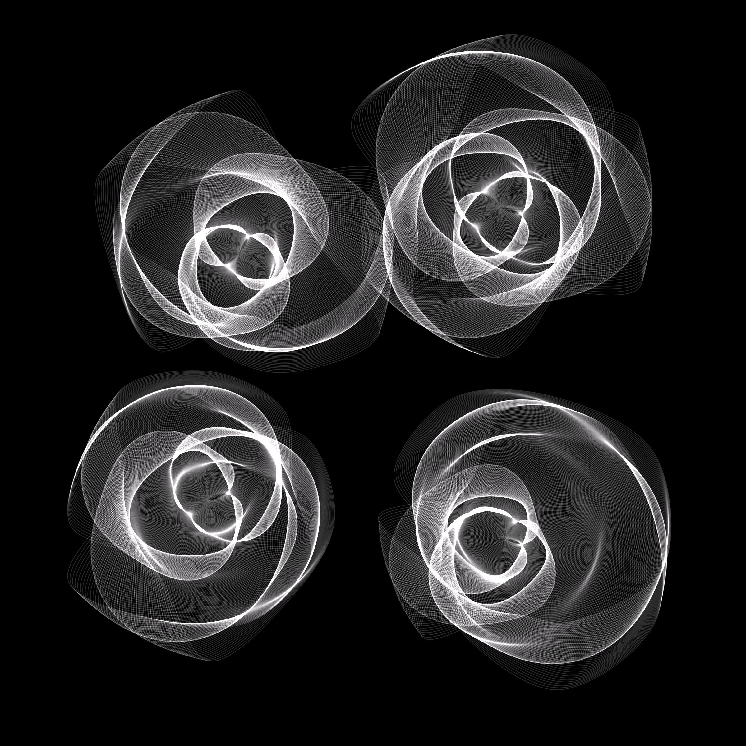 Art Blocks - Art Blocks v2 - Flowers #1443 - NFT # 116001443