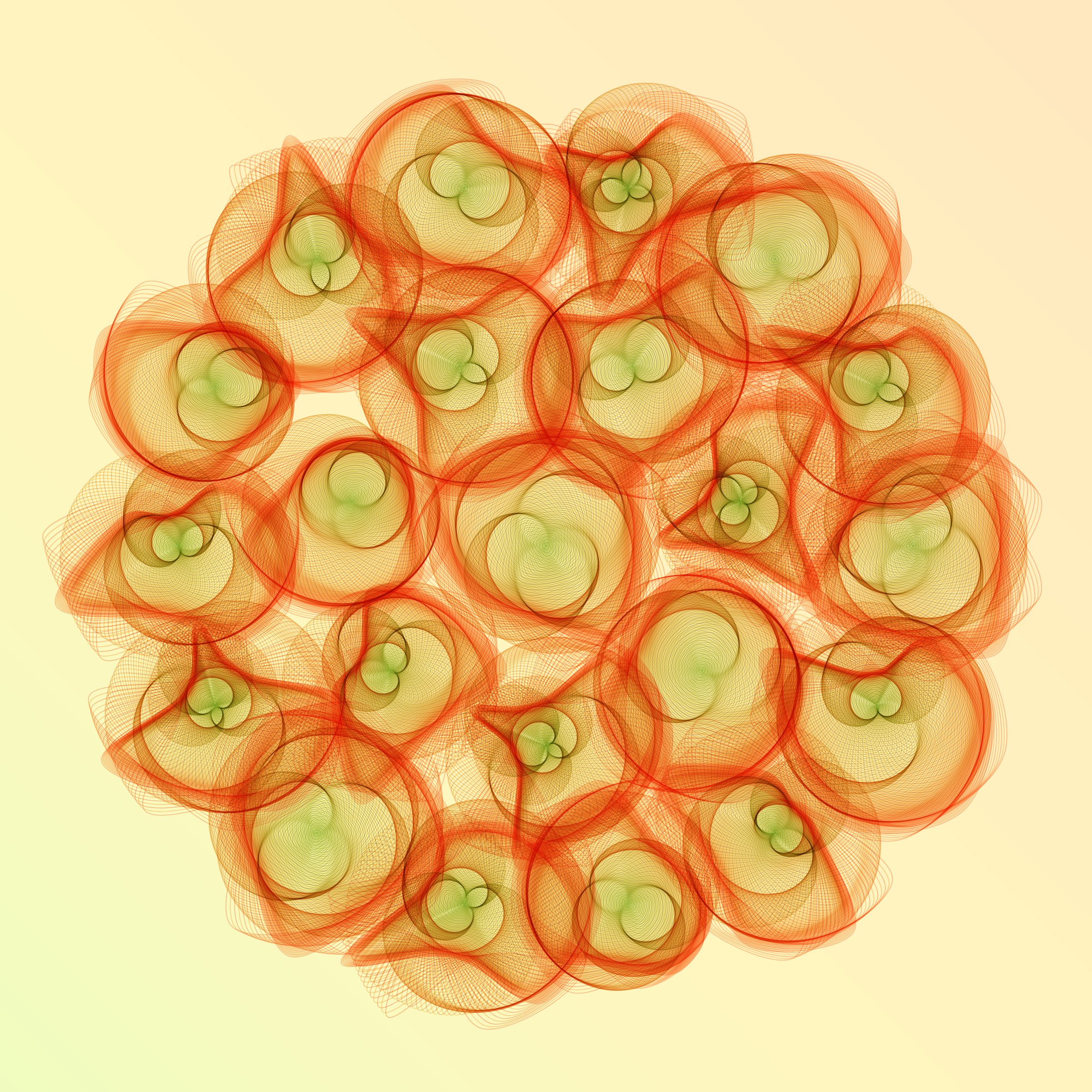 Art Blocks - Art Blocks v2 - Flowers #1444 - NFT # 116001444