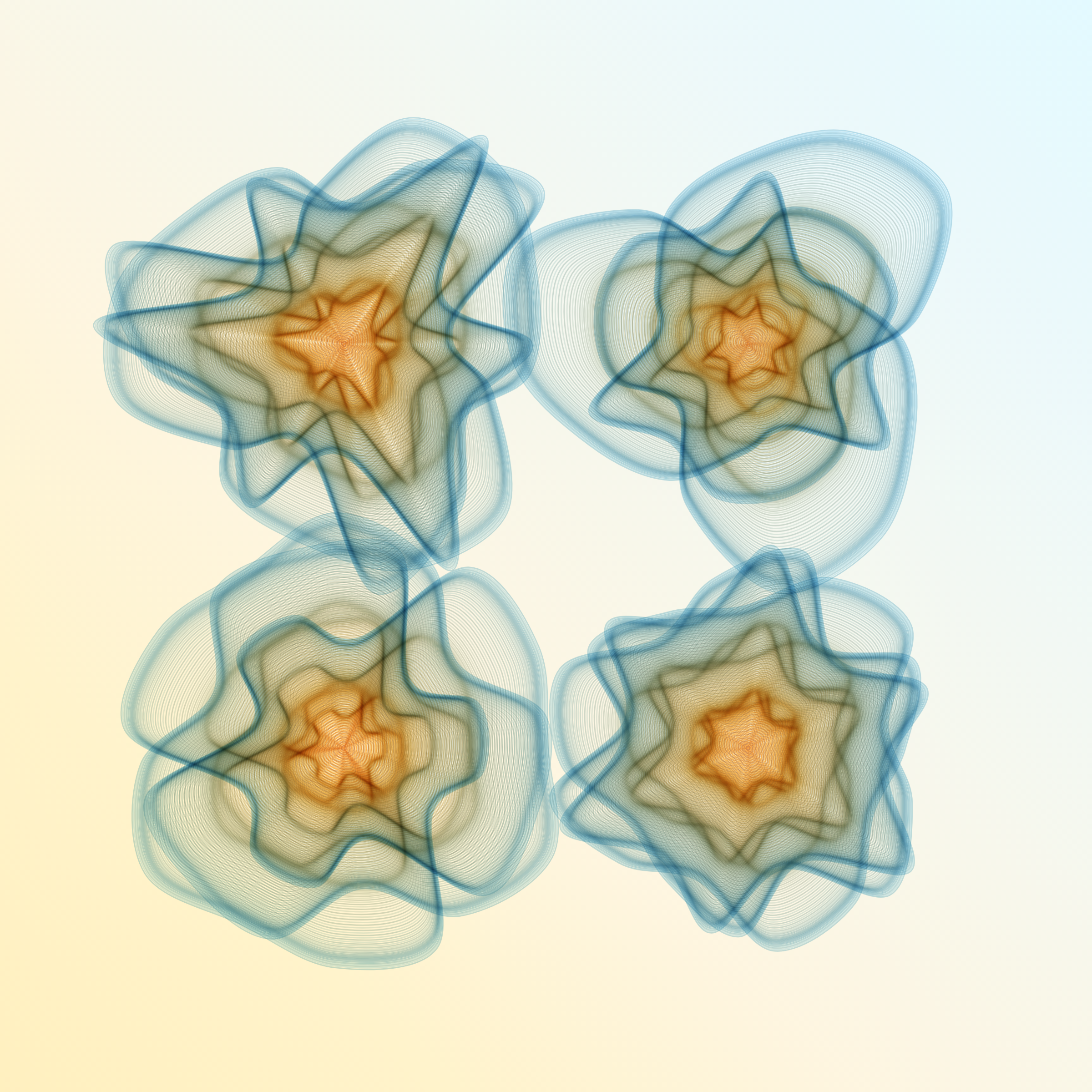 Art Blocks - Art Blocks v2 - Flowers #1468 - NFT # 116001468