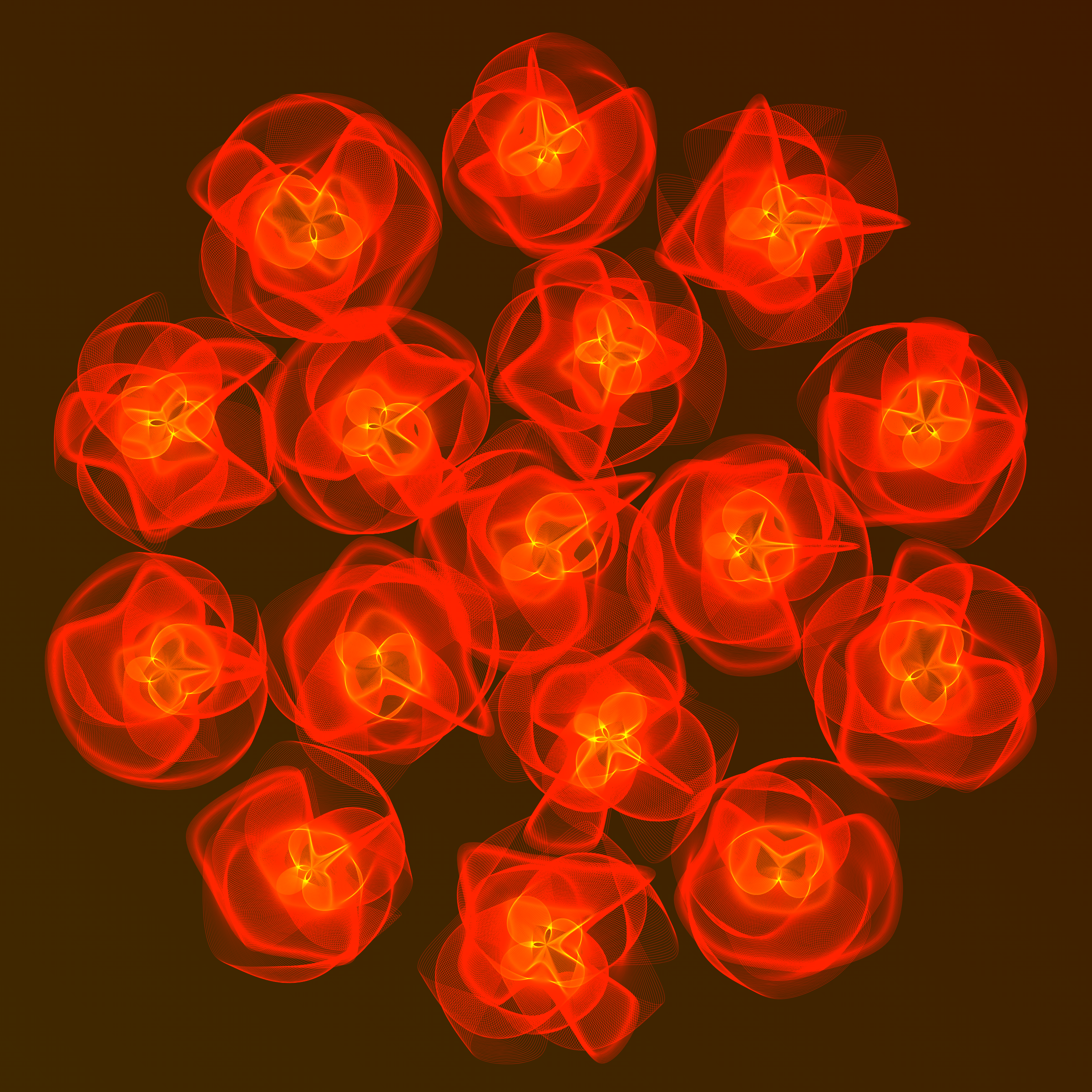 Art Blocks - Art Blocks v2 - Flowers #1478 - NFT # 116001478