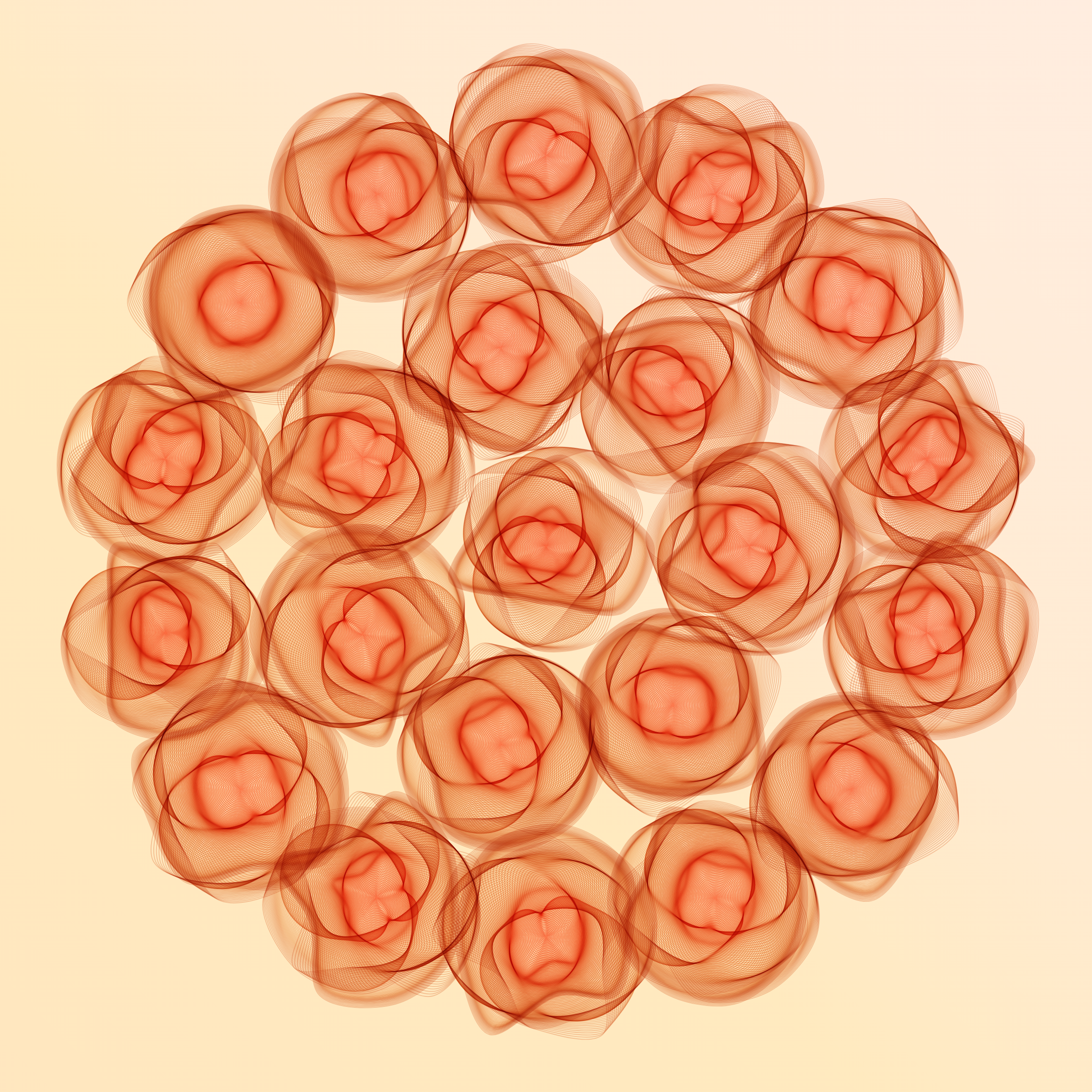 Art Blocks - Art Blocks v2 - Flowers #1485 - NFT # 116001485