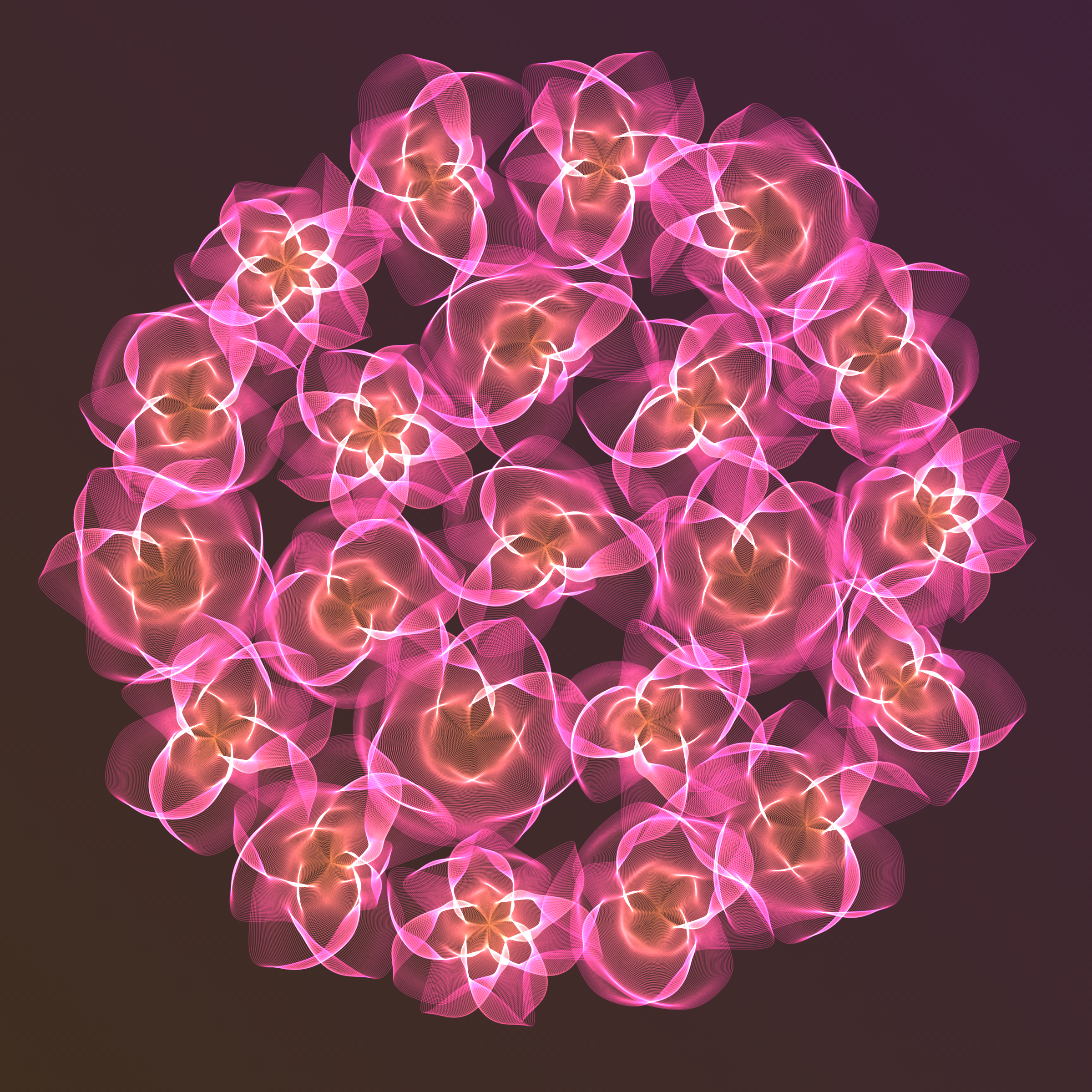 Art Blocks - Art Blocks v2 - Flowers #1488 - NFT # 116001488