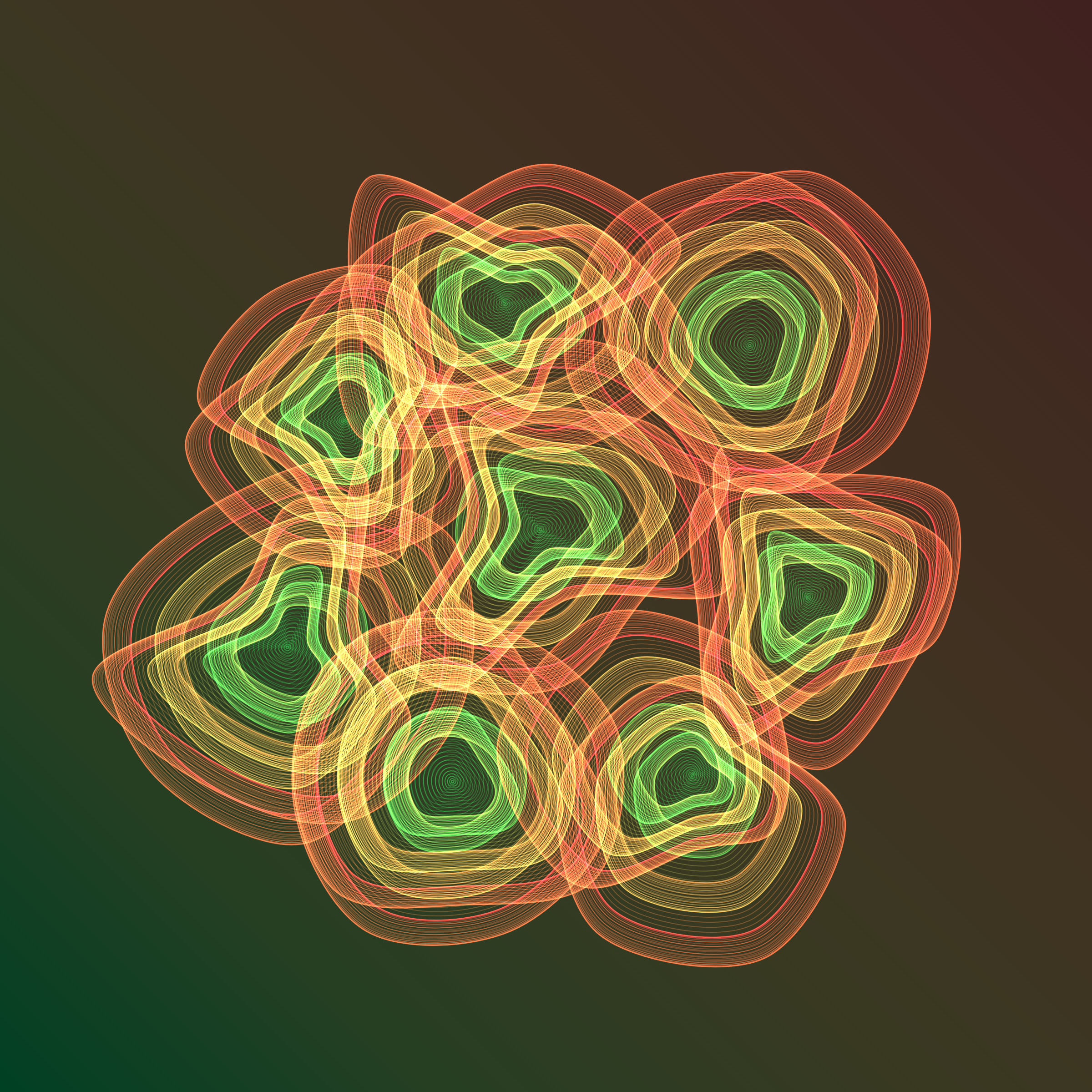 Art Blocks - Art Blocks v2 - Flowers #1489 - NFT # 116001489