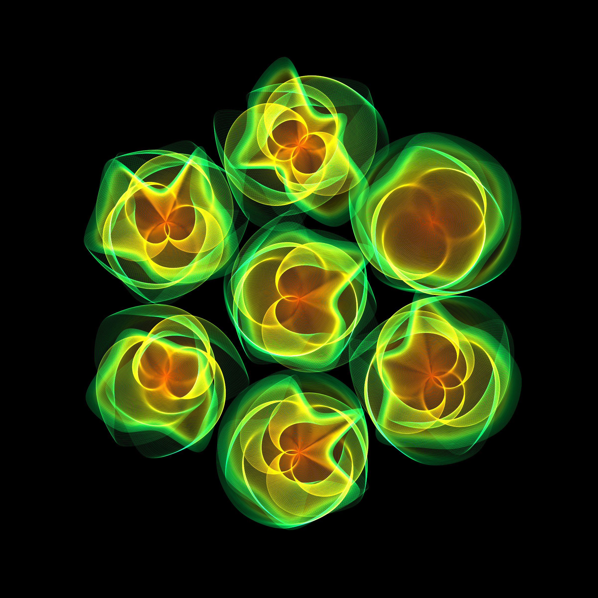 Art Blocks - Art Blocks v2 - Flowers #1495 - NFT # 116001495