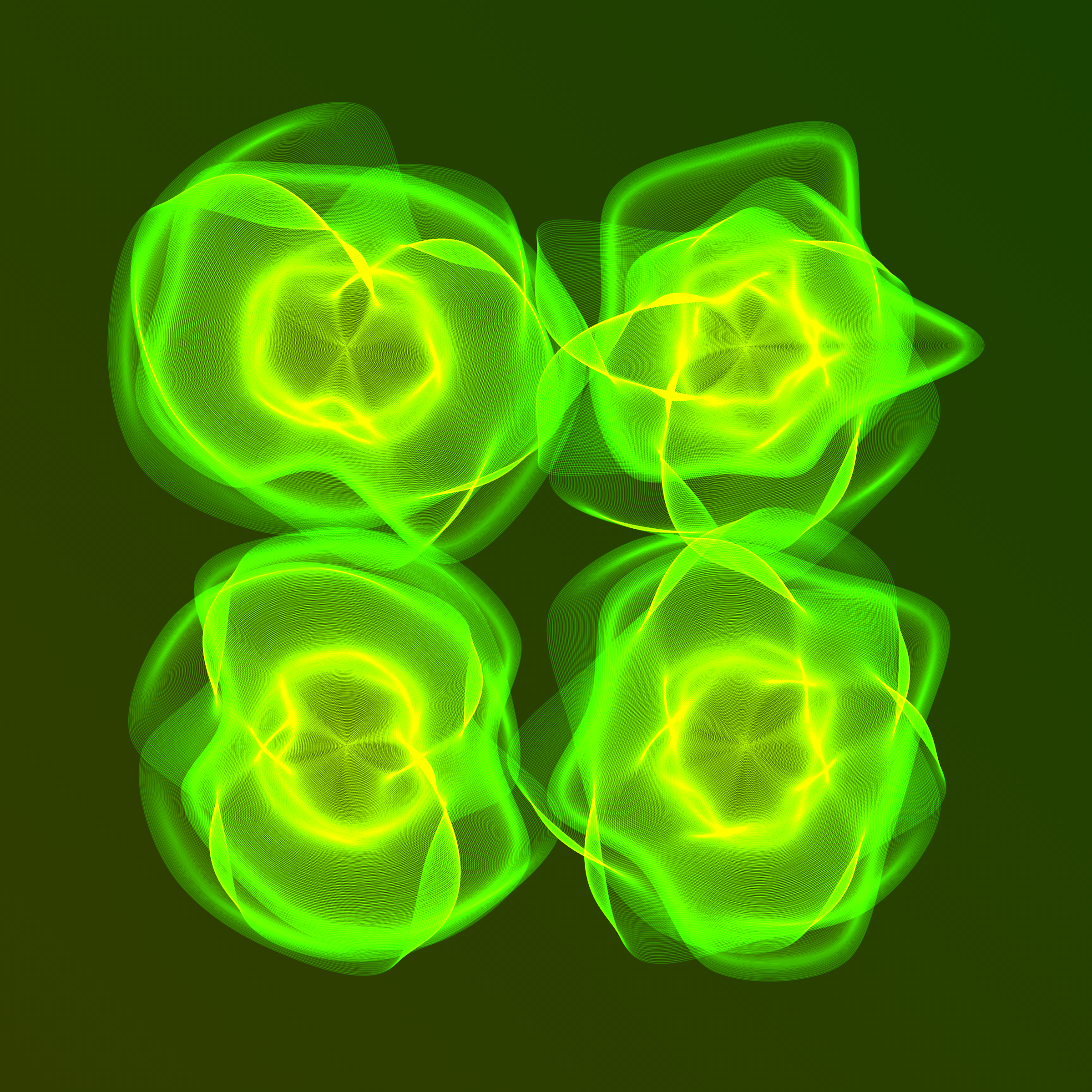 Art Blocks - Art Blocks v2 - Flowers #1500 - NFT # 116001500