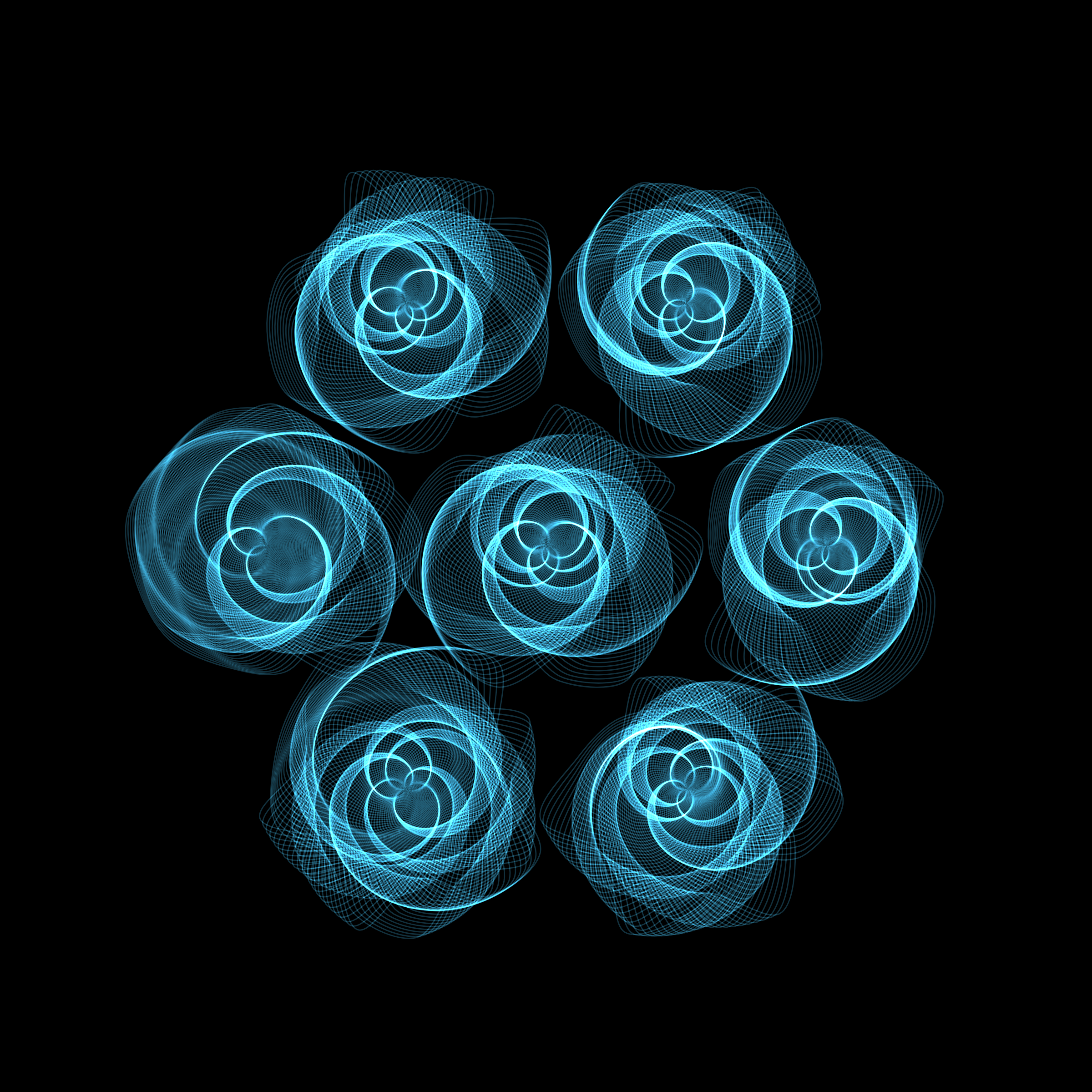 Art Blocks - Art Blocks v2 - Flowers #1520 - NFT # 116001520