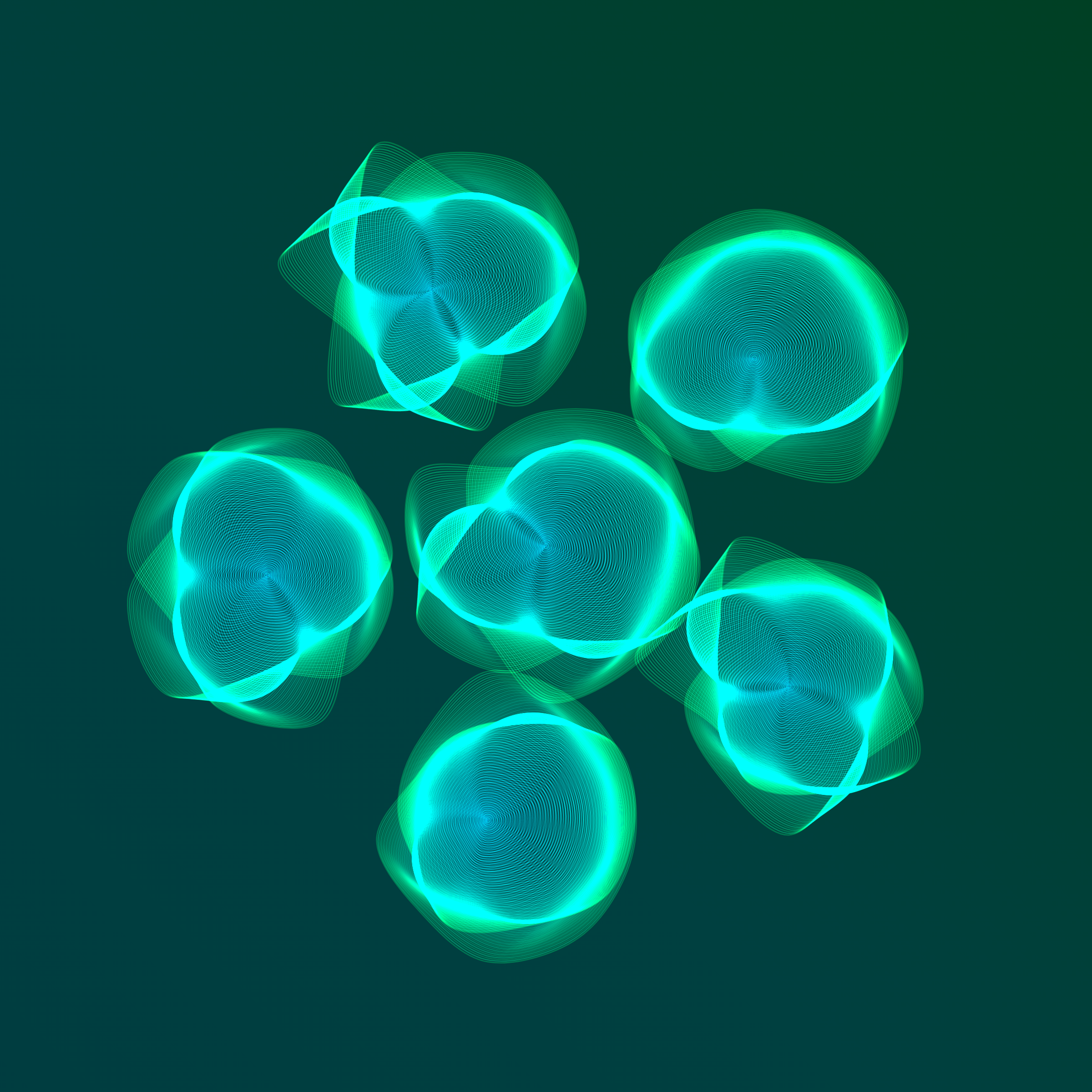 Art Blocks - Art Blocks v2 - Flowers #1523 - NFT # 116001523