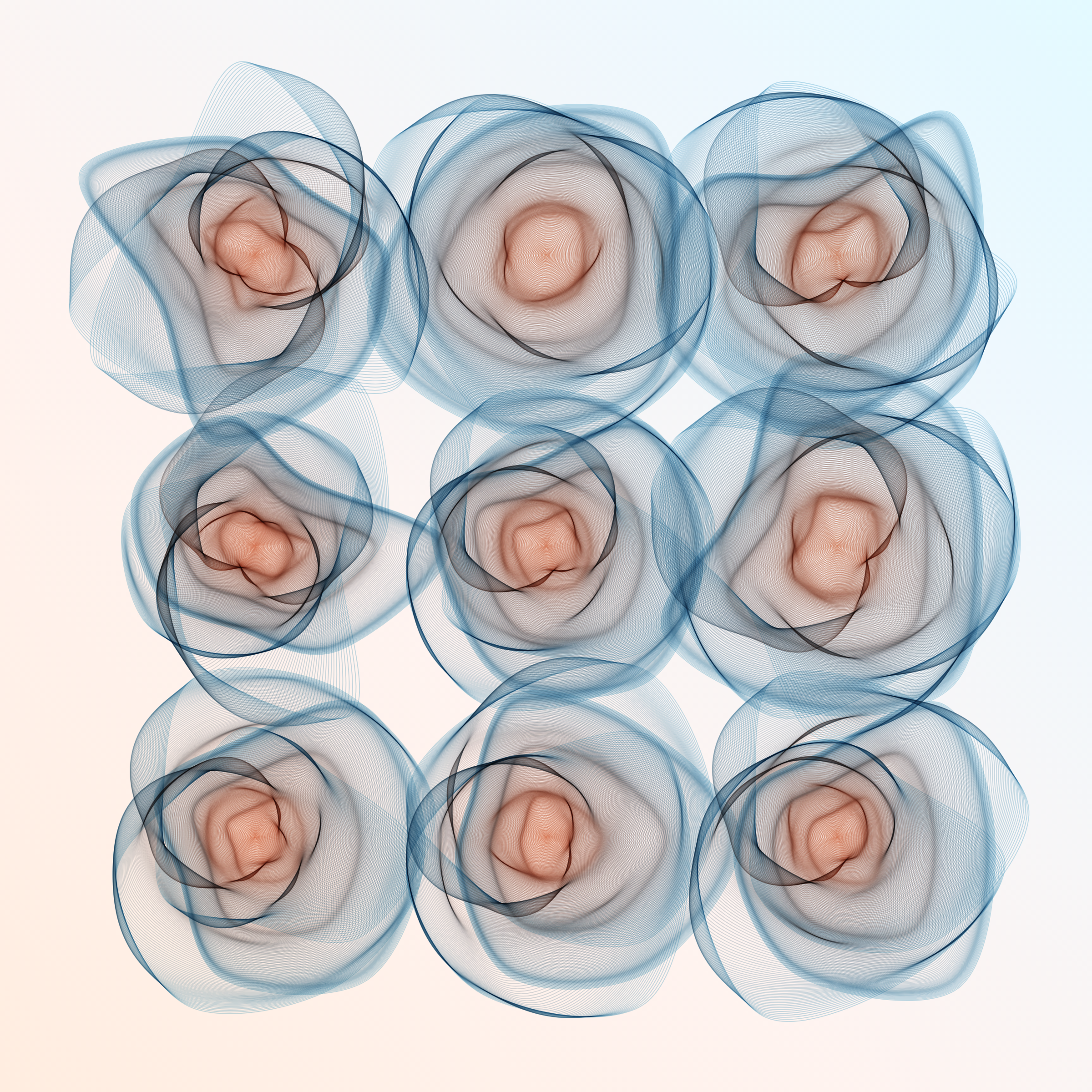 Art Blocks - Art Blocks v2 - Flowers #1528 - NFT # 116001528