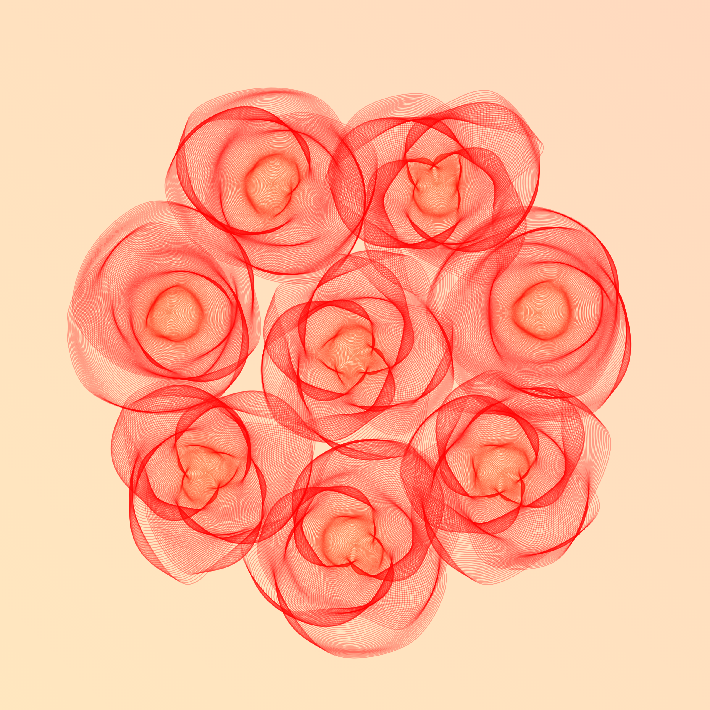 Art Blocks - Art Blocks v2 - Flowers #1535 - NFT # 116001535