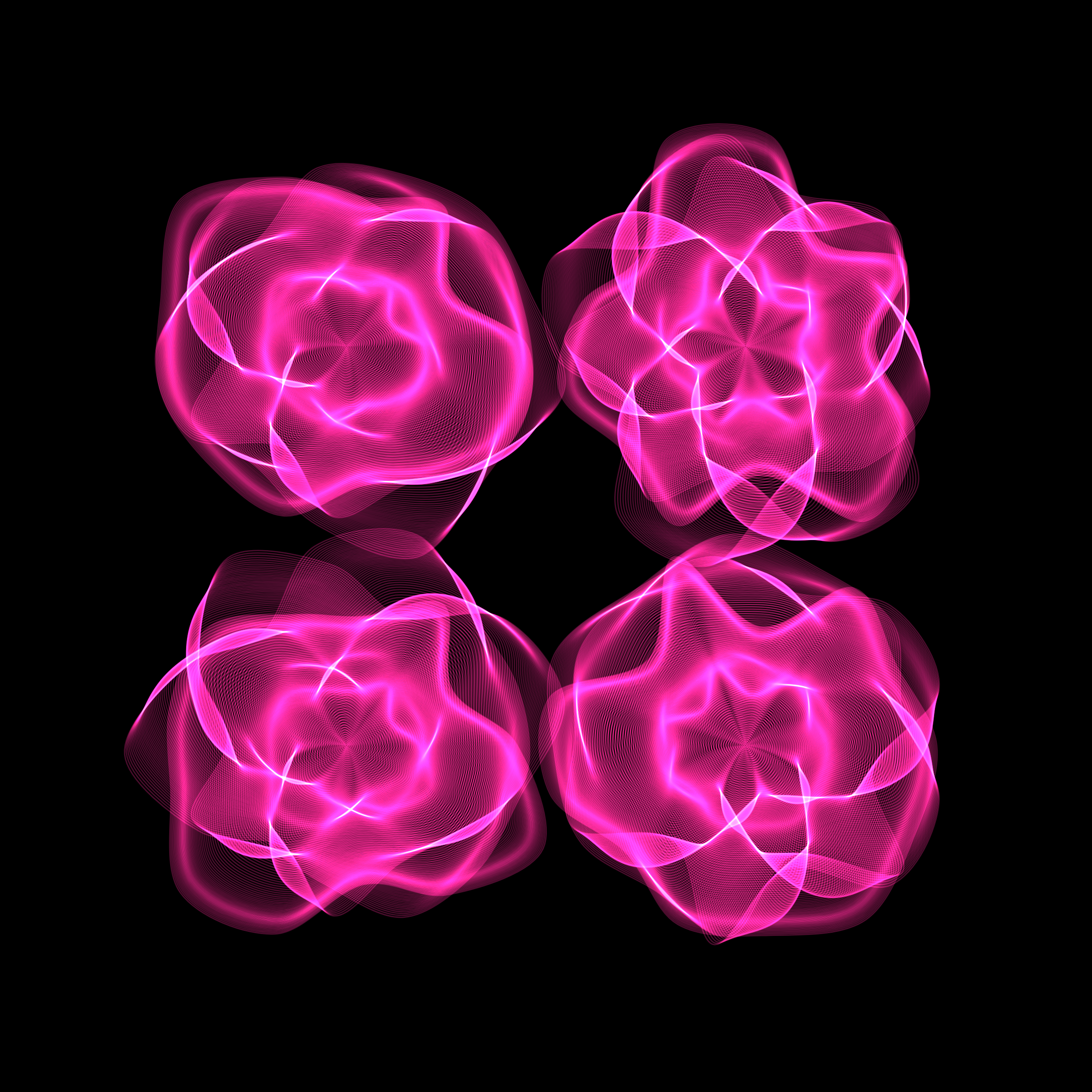 Art Blocks - Art Blocks v2 - Flowers #1537 - NFT # 116001537