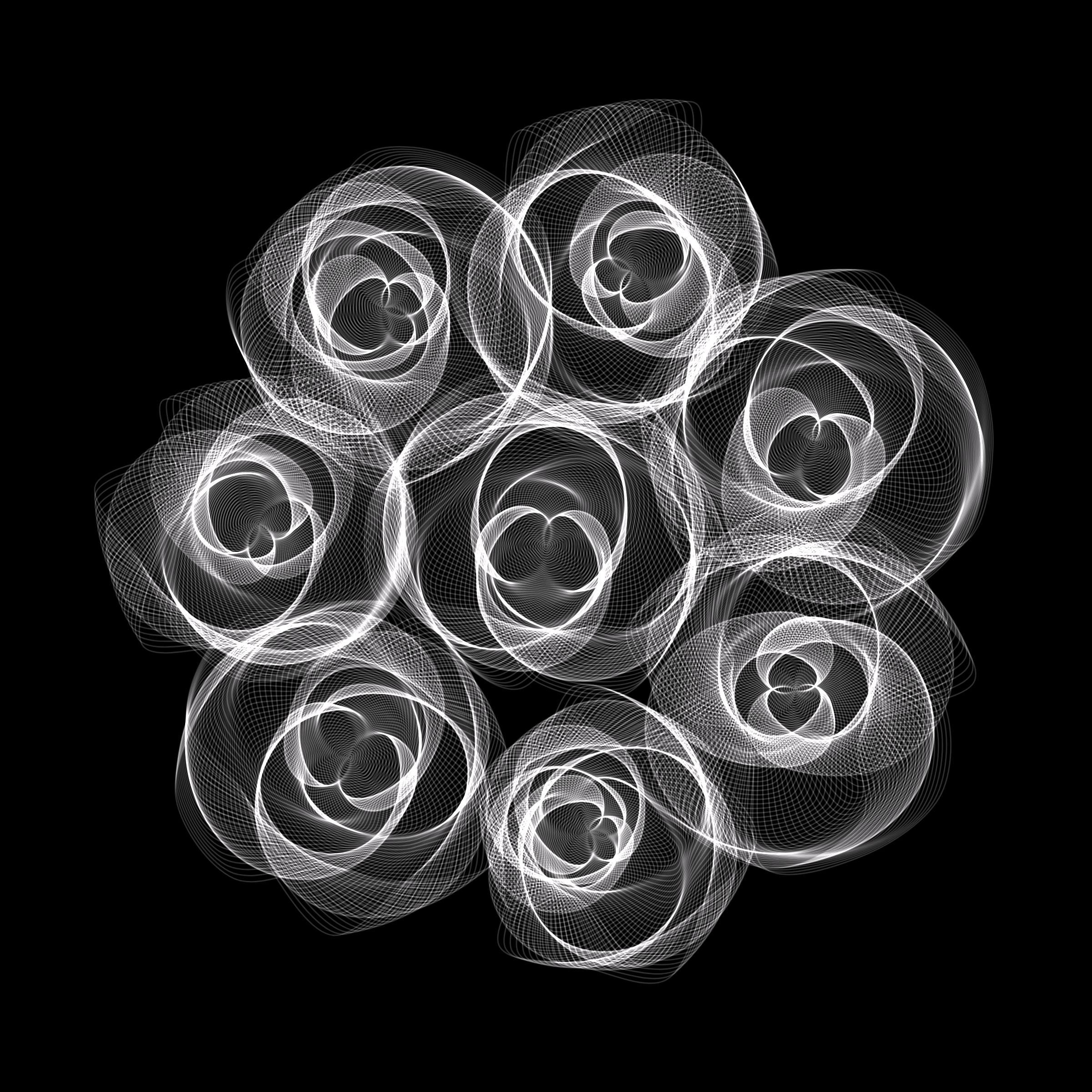 Art Blocks - Art Blocks v2 - Flowers #1545 - NFT # 116001545