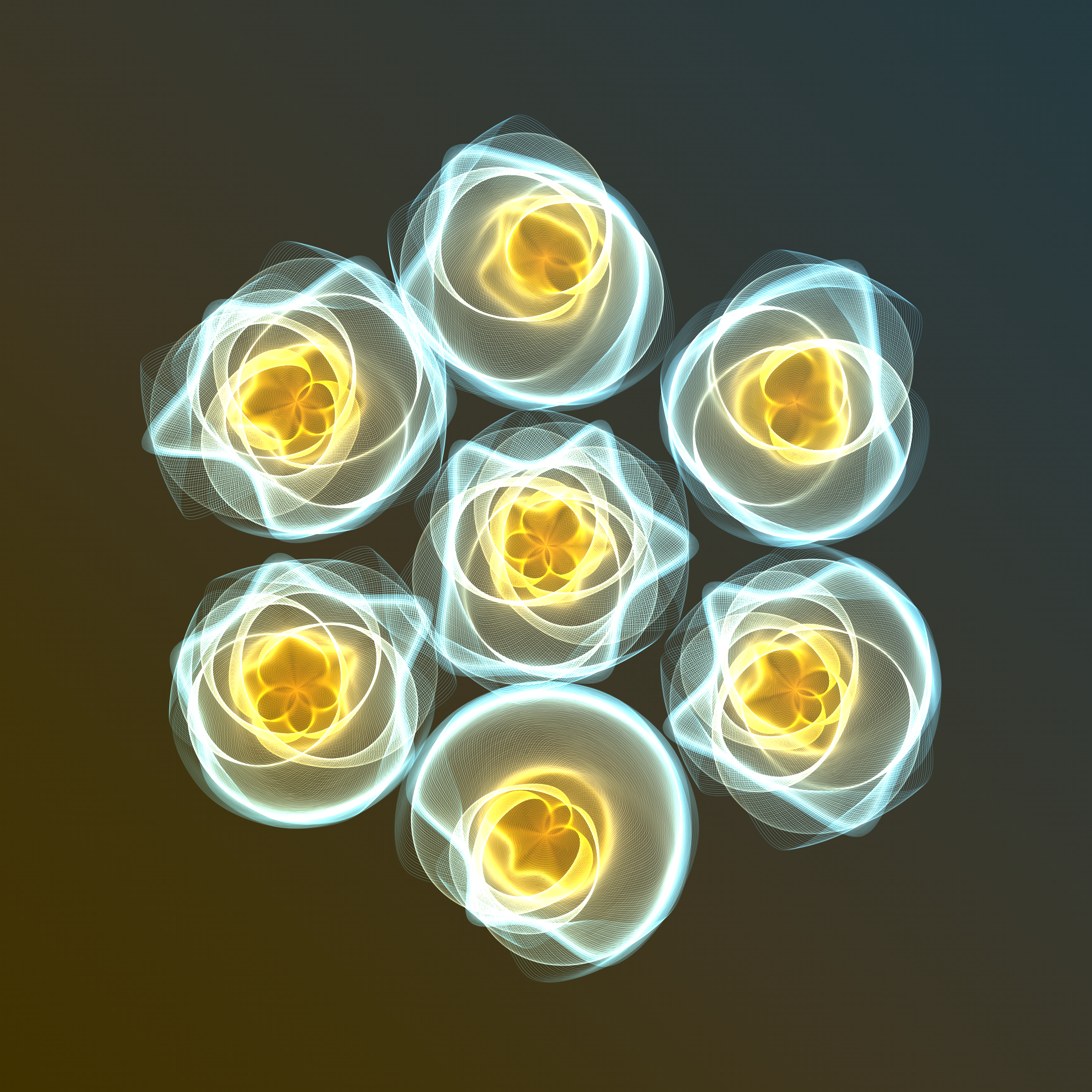 Art Blocks - Art Blocks v2 - Flowers #1547 - NFT # 116001547