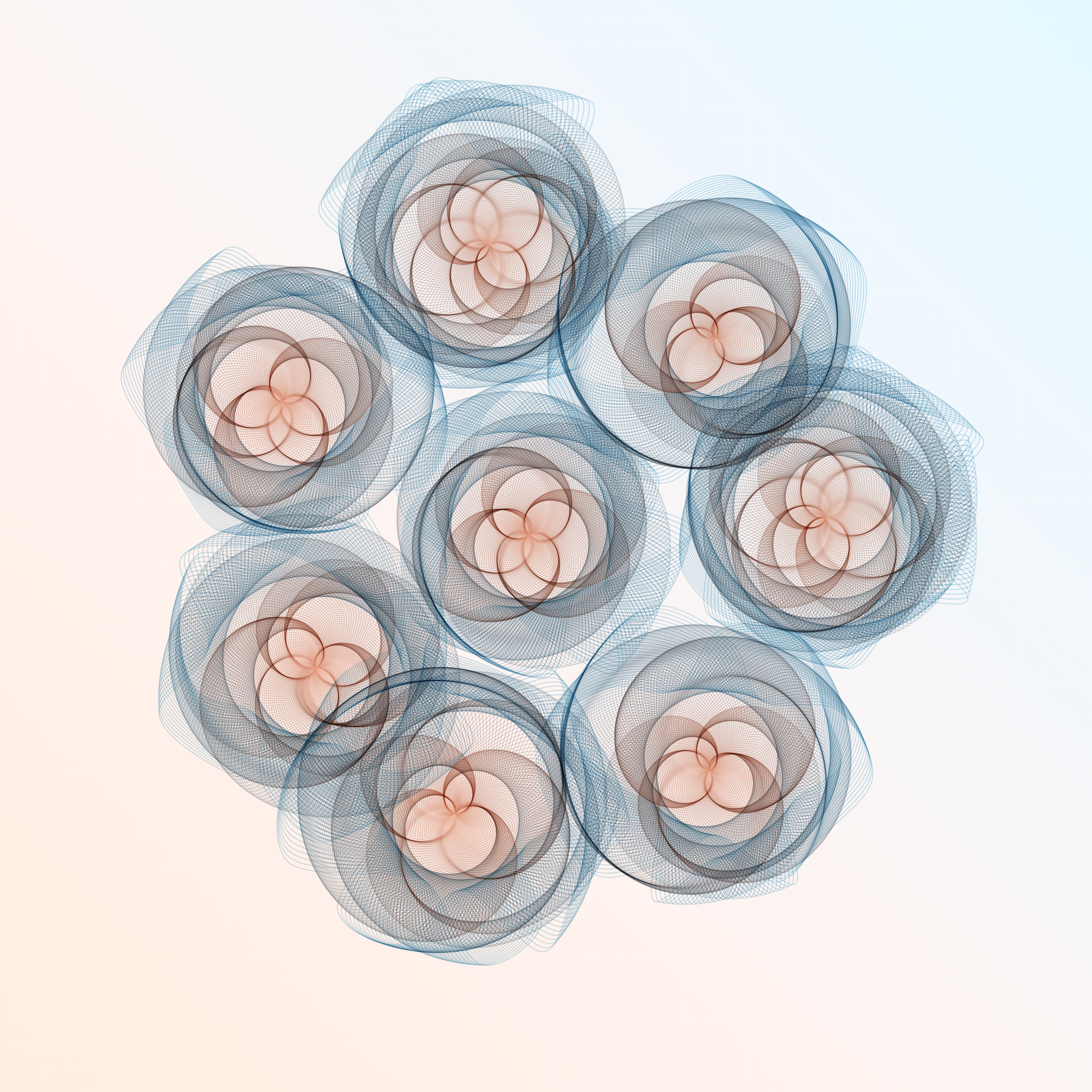 Art Blocks - Art Blocks v2 - Flowers #1548 - NFT # 116001548