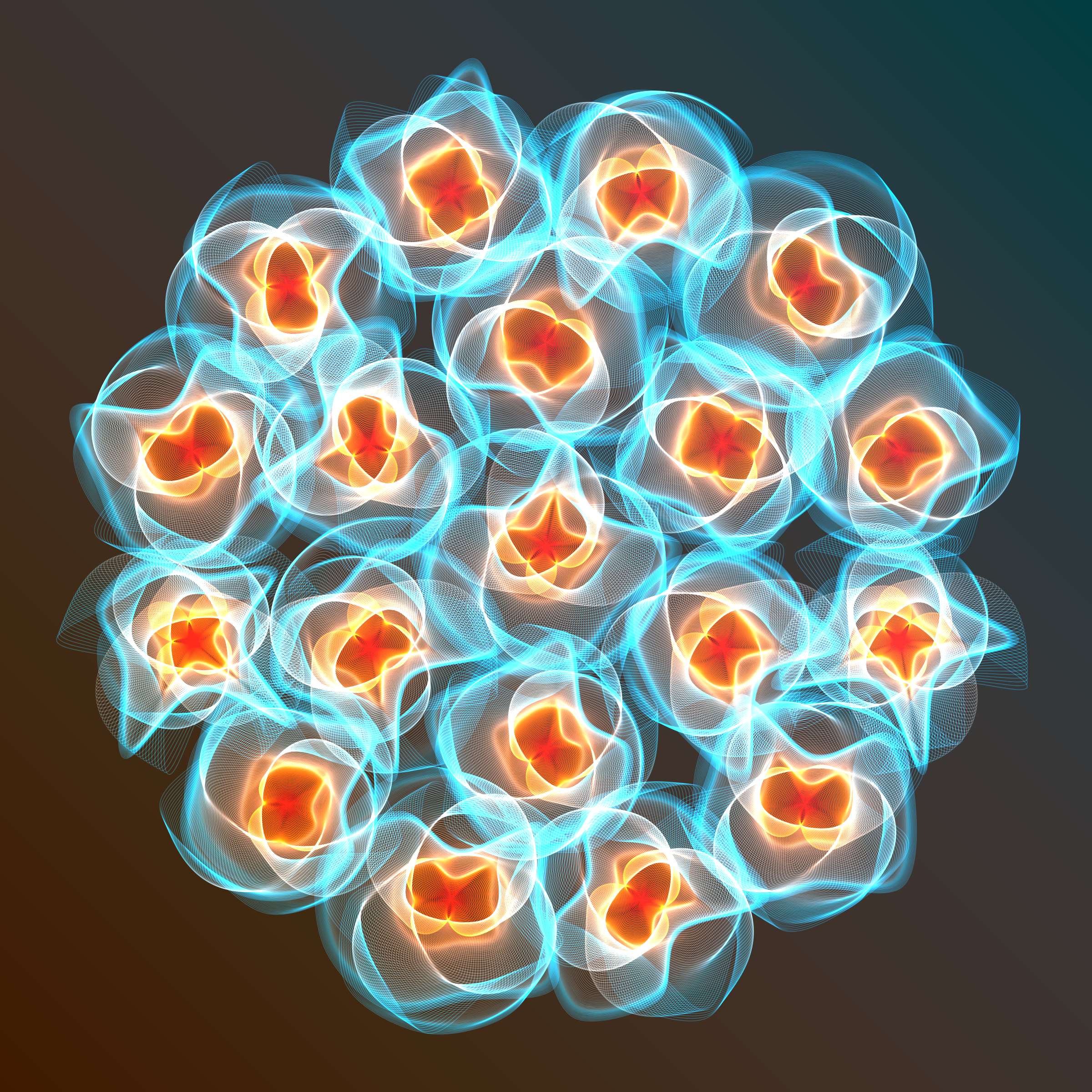 Art Blocks - Art Blocks v2 - Flowers #1550 - NFT # 116001550