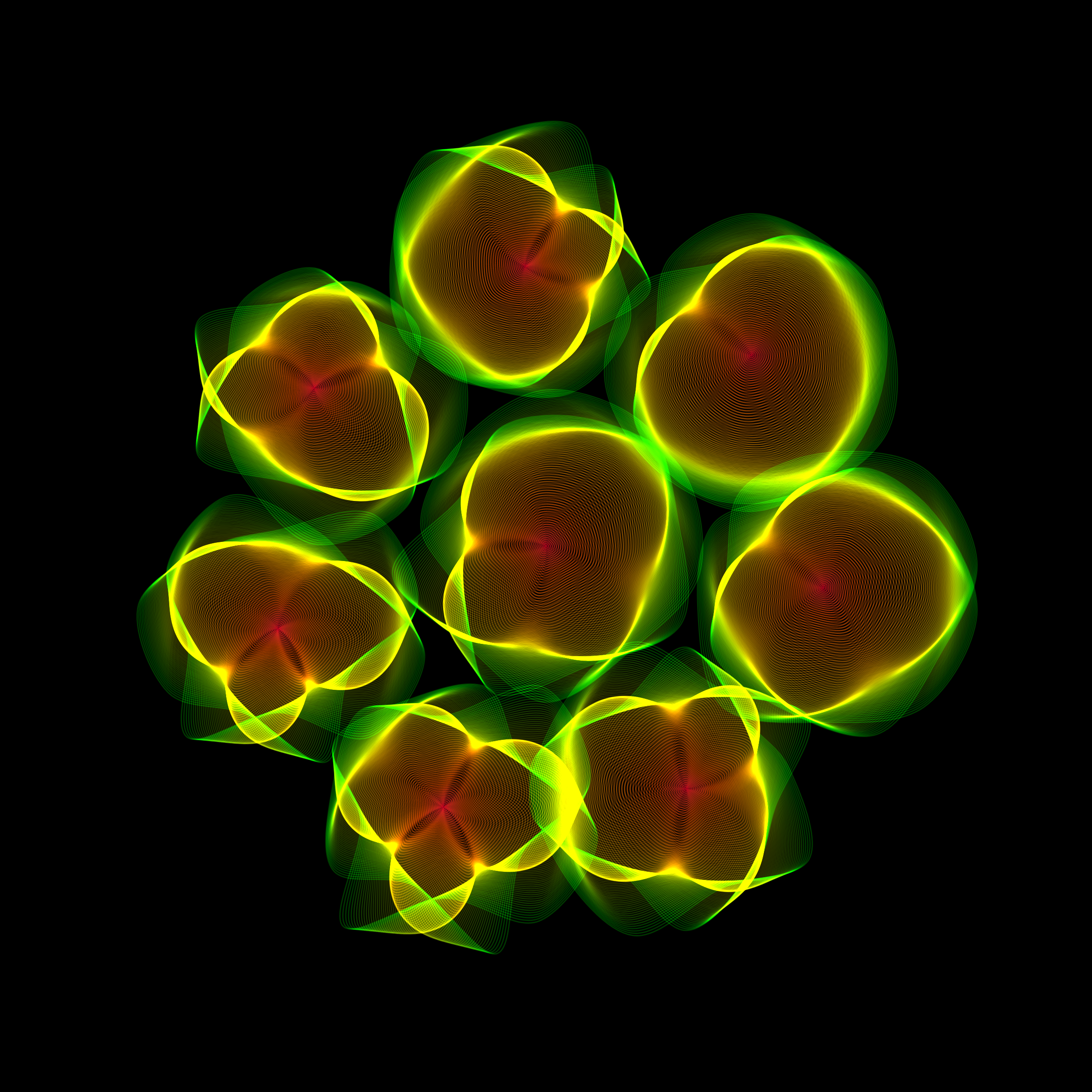 Art Blocks - Art Blocks v2 - Flowers #1551 - NFT # 116001551