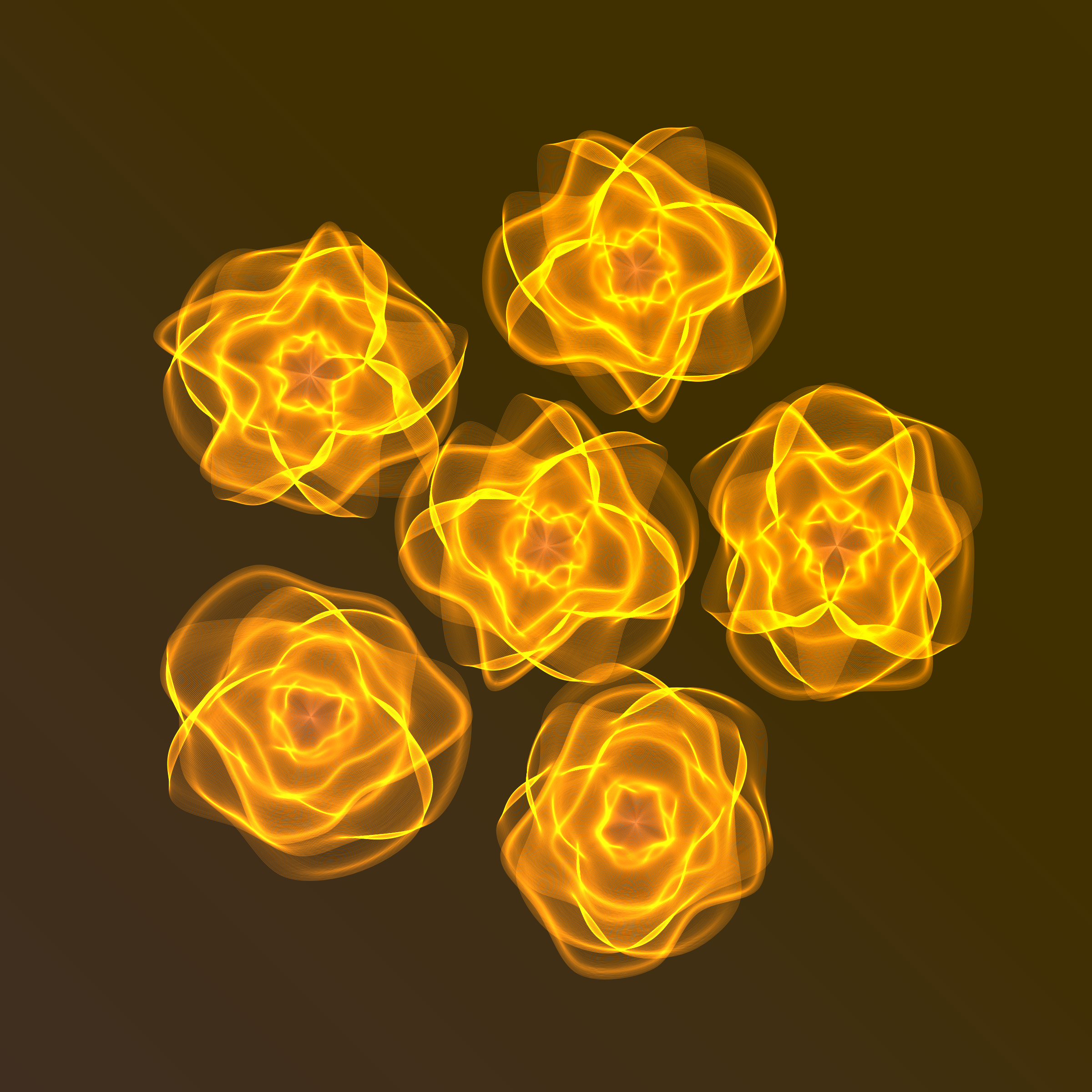 Art Blocks - Art Blocks v2 - Flowers #1555 - NFT # 116001555