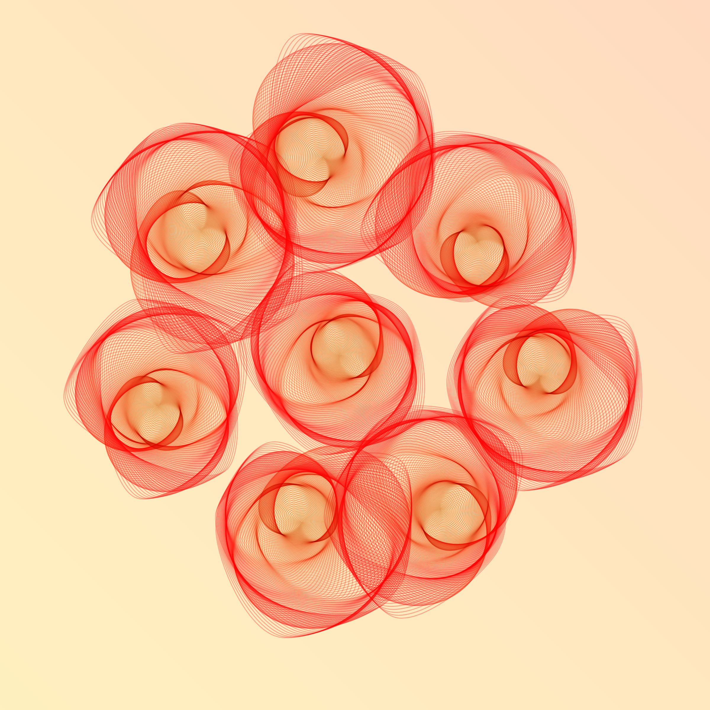 Art Blocks - Art Blocks v2 - Flowers #1556 - NFT # 116001556