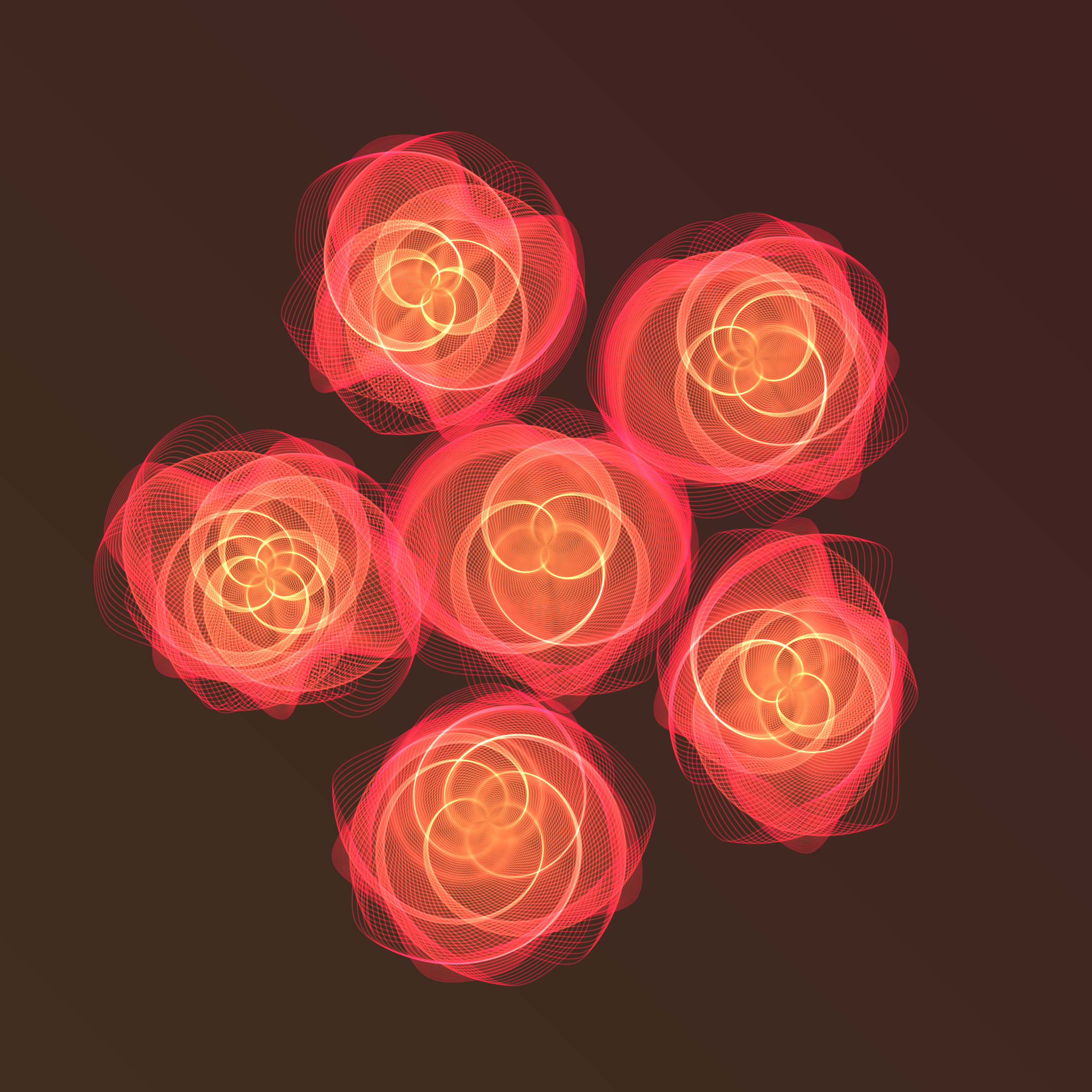 Art Blocks - Art Blocks v2 - Flowers #1557 - NFT # 116001557