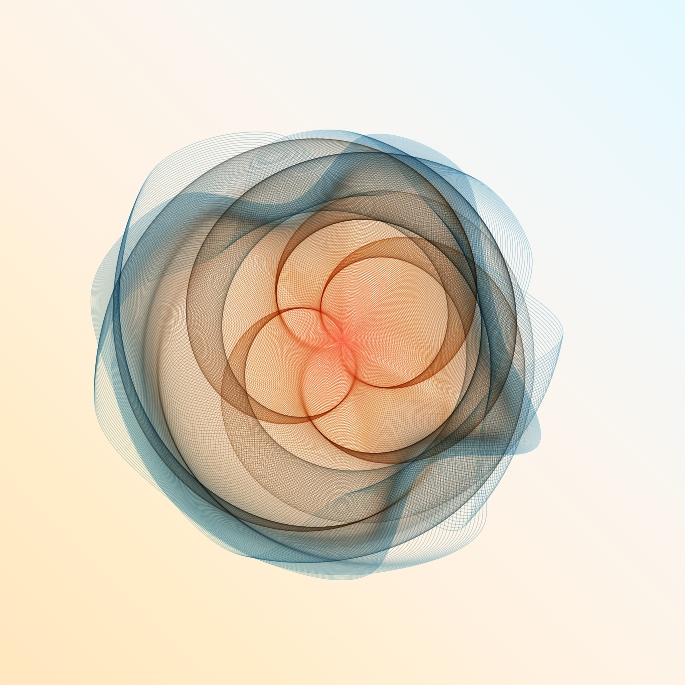 Art Blocks - Art Blocks v2 - Flowers #1558 - NFT # 116001558