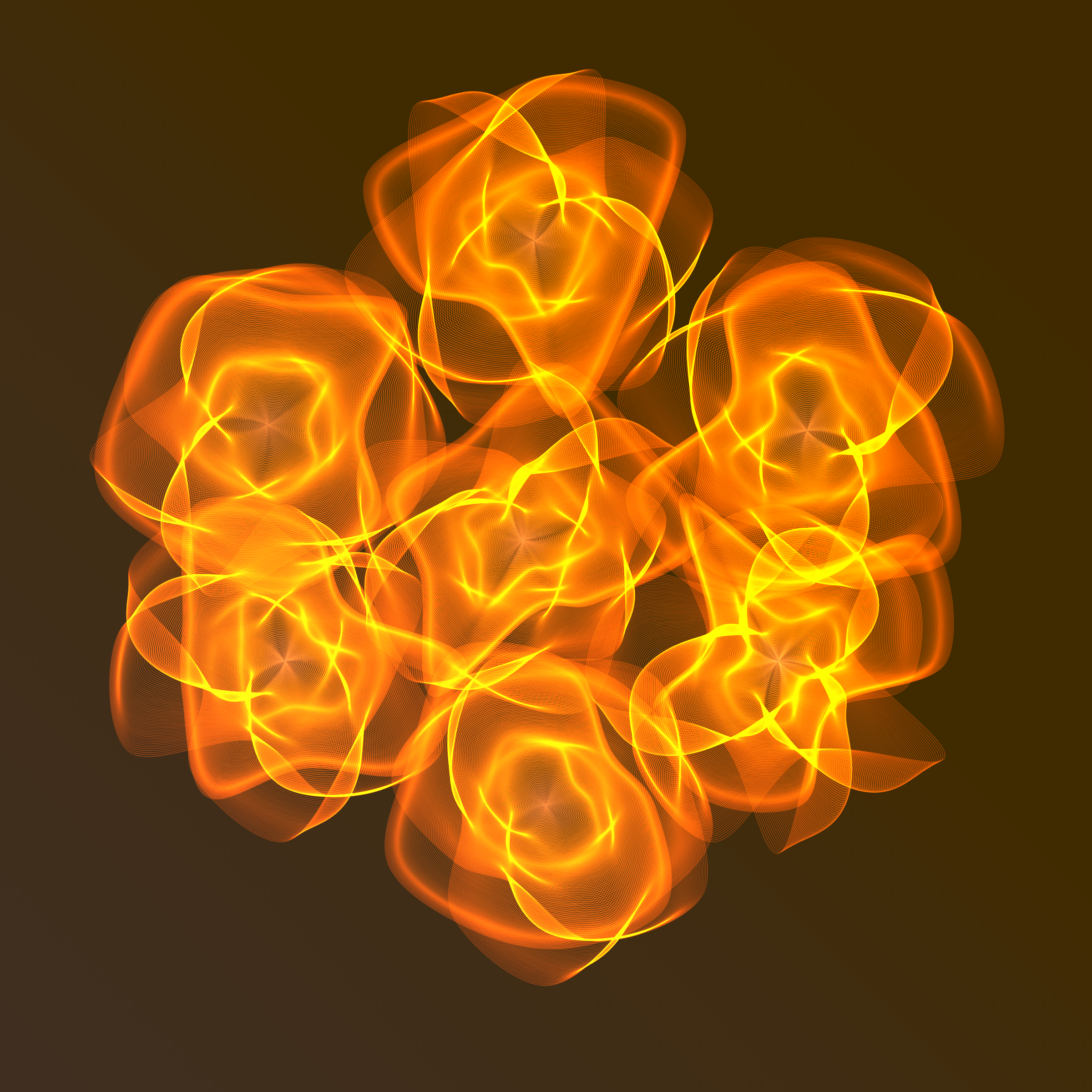 Art Blocks - Art Blocks v2 - Flowers #1583 - NFT # 116001583