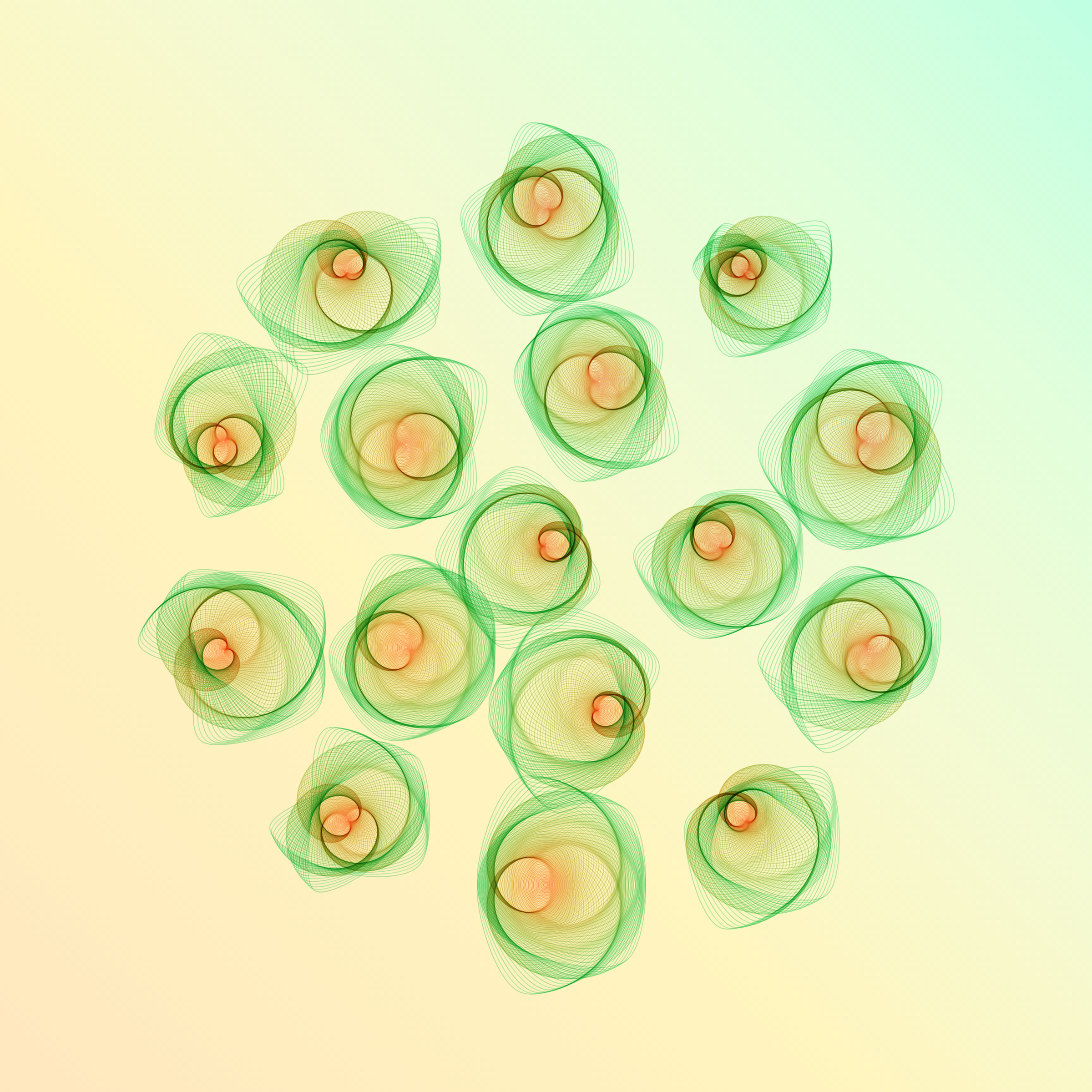 Art Blocks - Art Blocks v2 - Flowers #1600 - NFT # 116001600