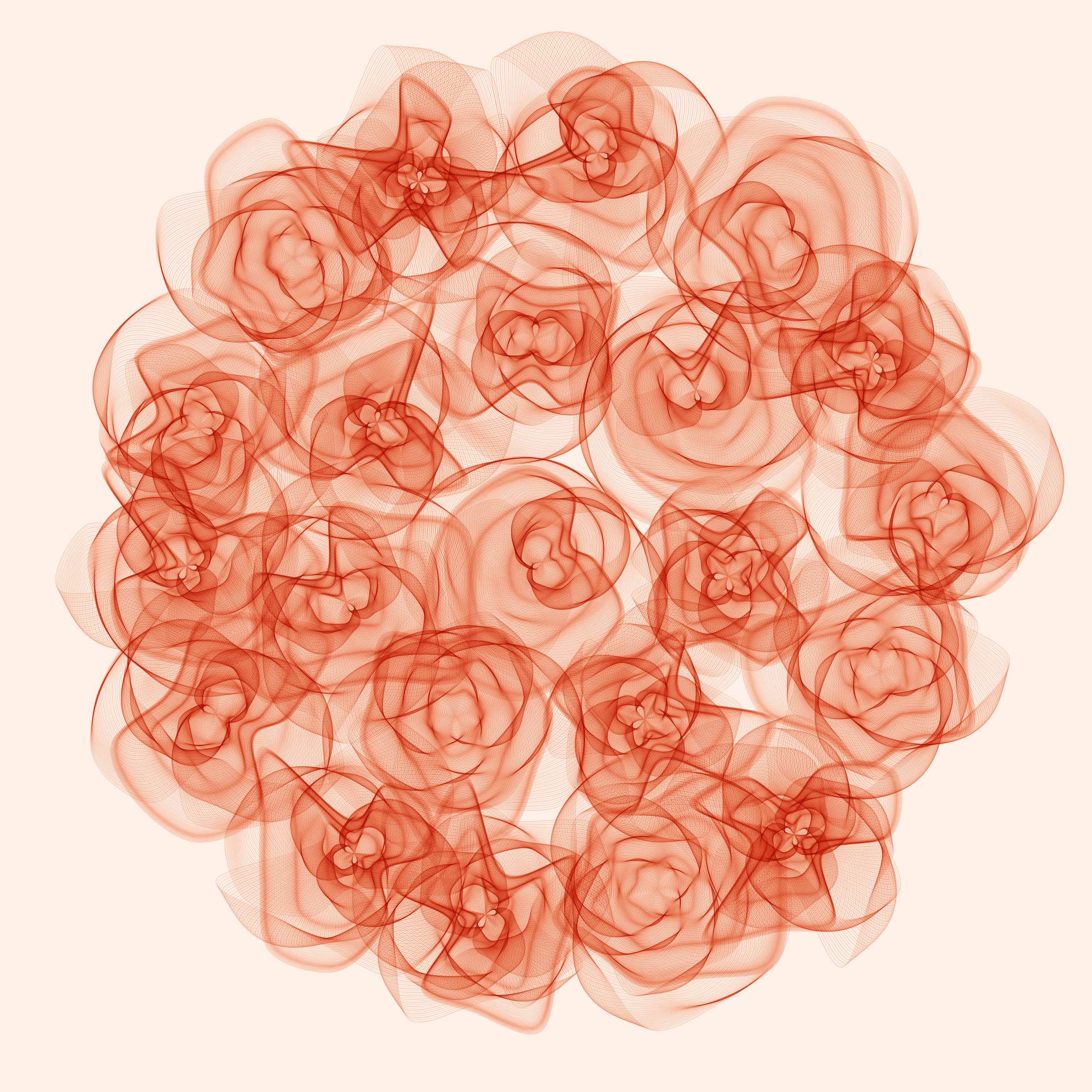 Art Blocks - Art Blocks v2 - Flowers #1607 - NFT # 116001607