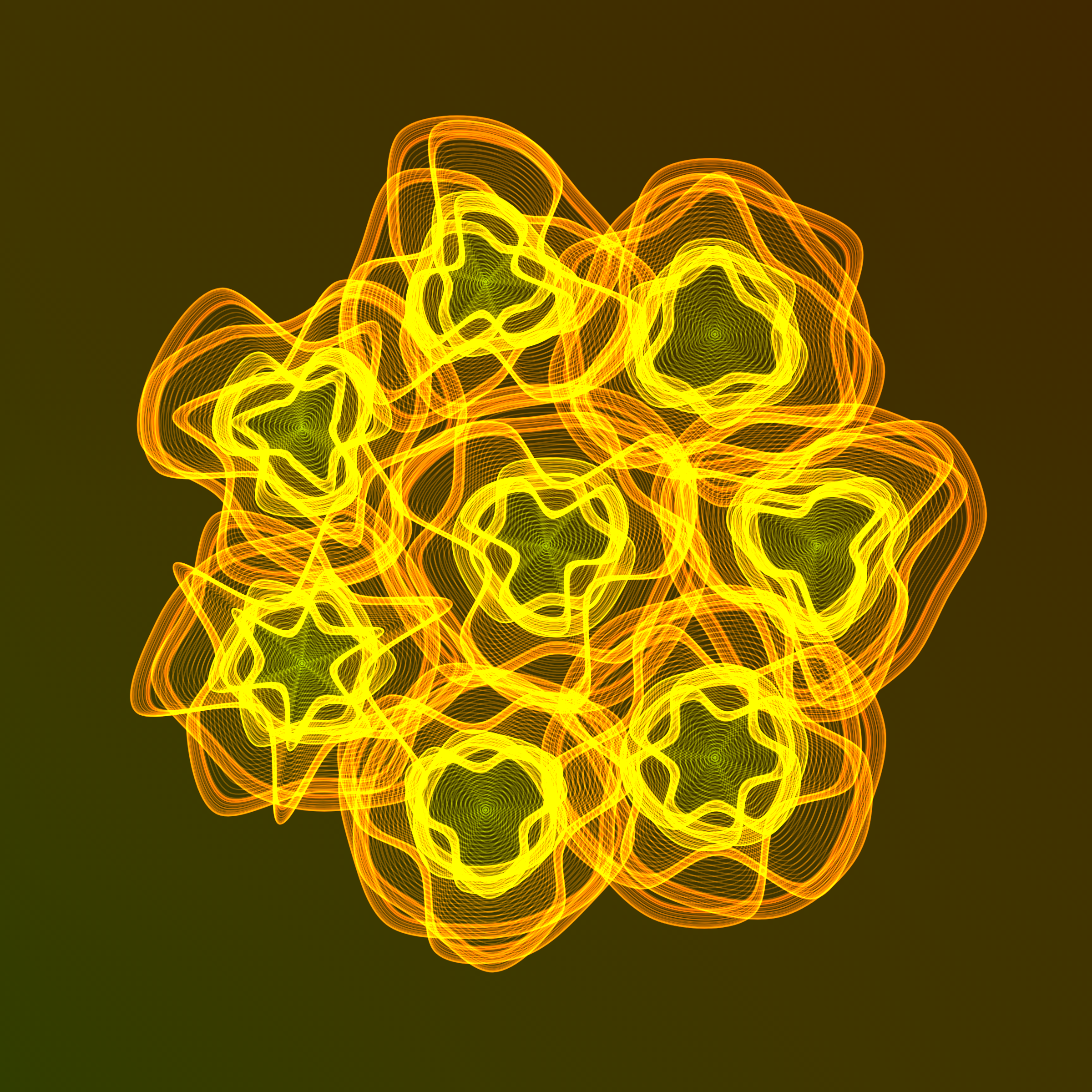 Art Blocks - Art Blocks v2 - Flowers #1614 - NFT # 116001614