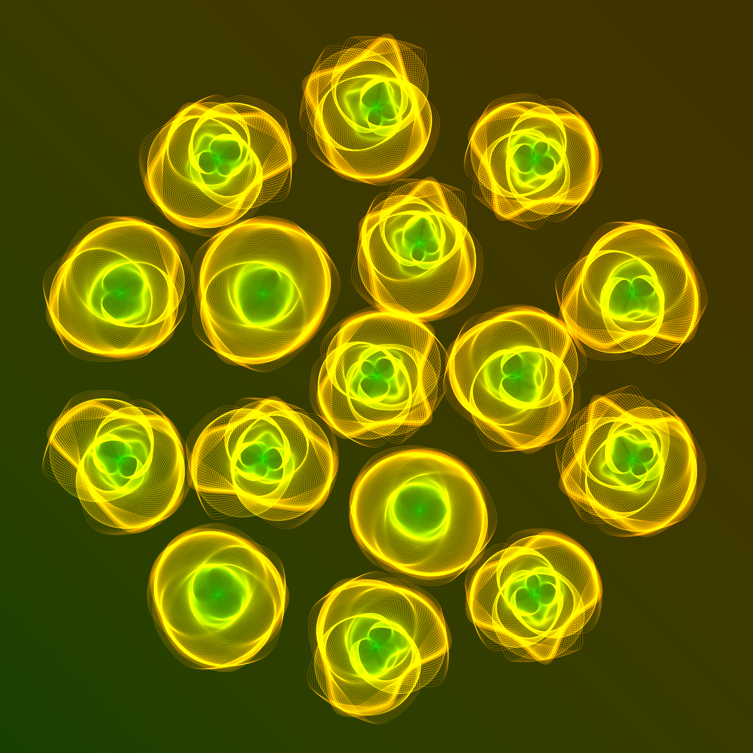 Art Blocks - Art Blocks v2 - Flowers #1615 - NFT # 116001615