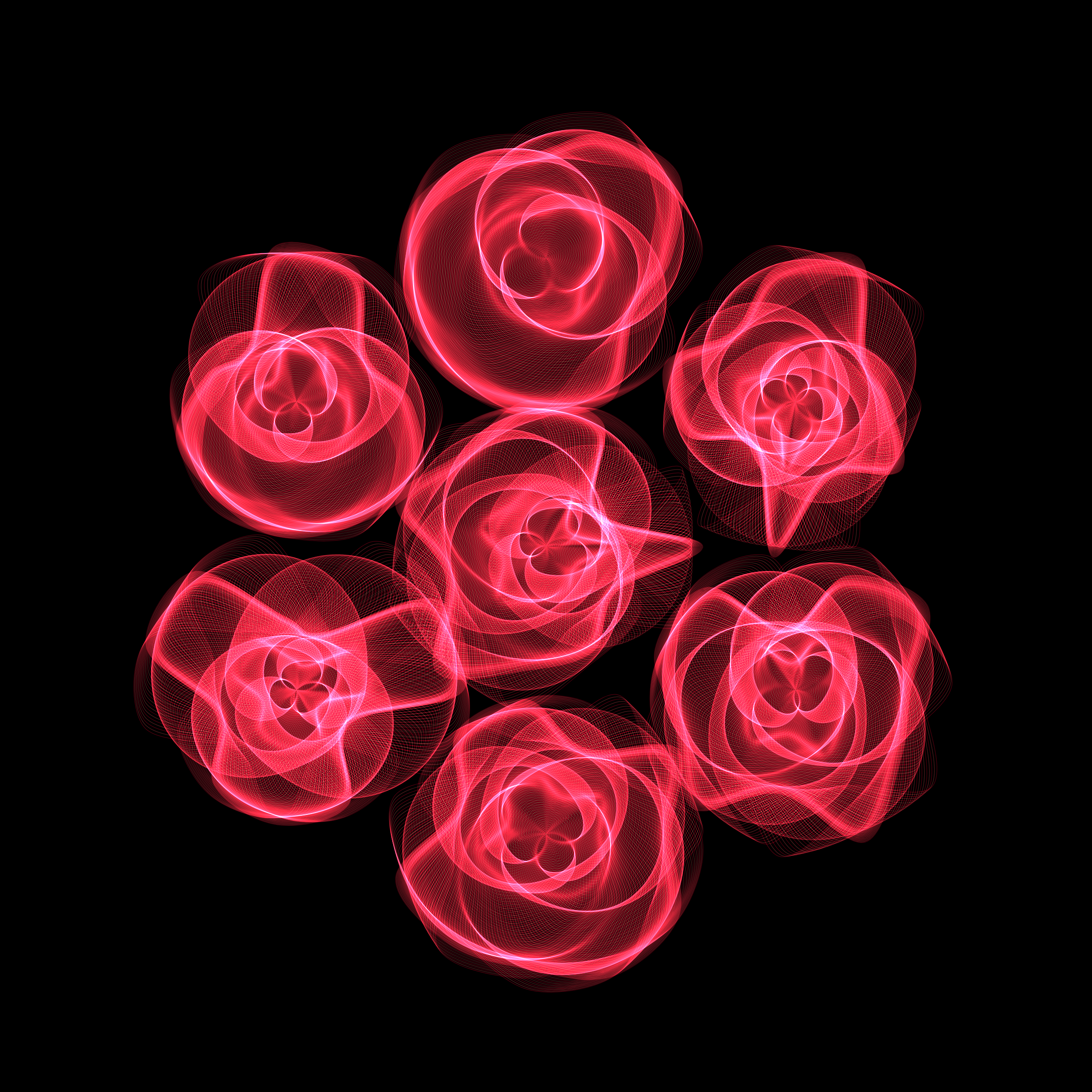 Art Blocks - Art Blocks v2 - Flowers #1616 - NFT # 116001616