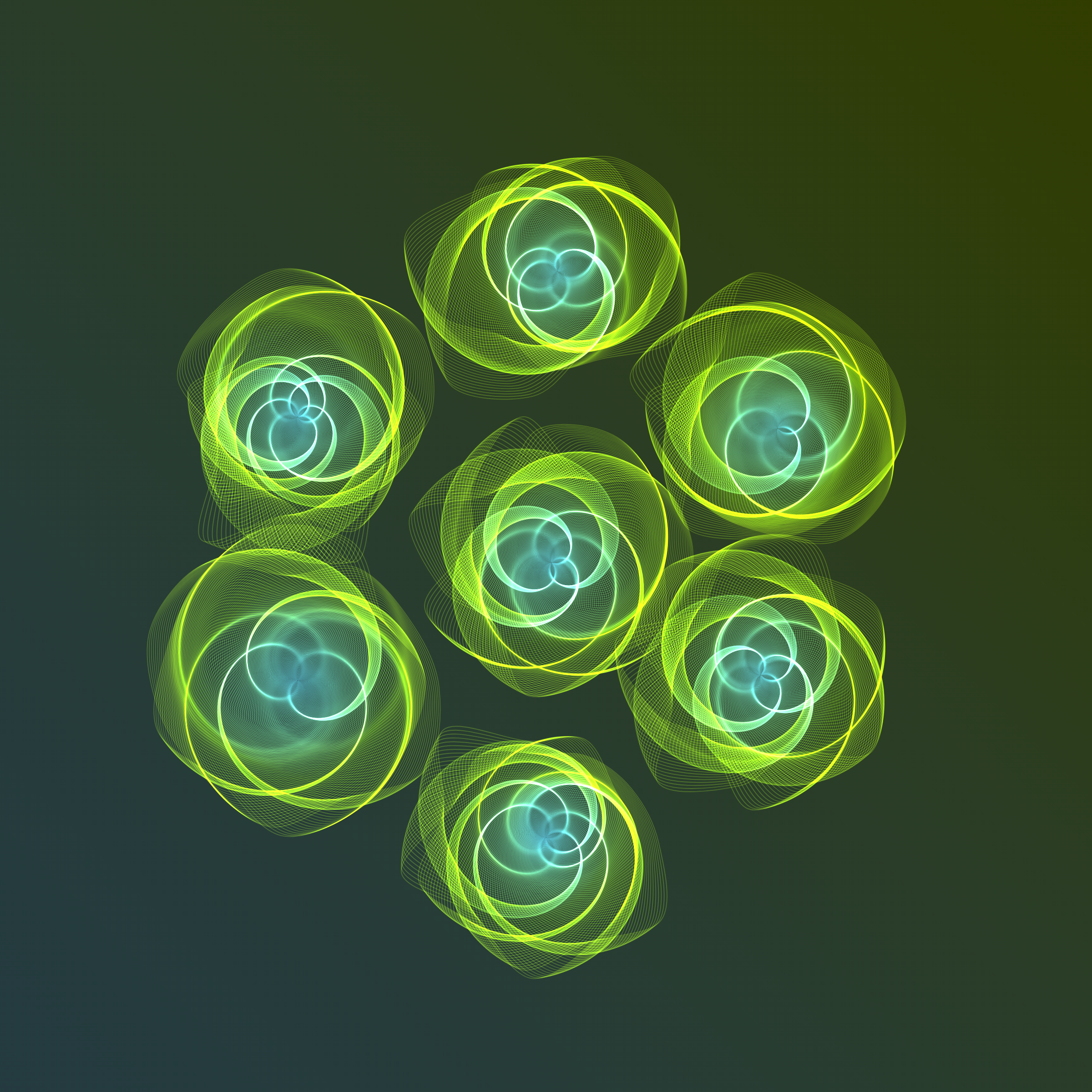 Art Blocks - Art Blocks v2 - Flowers #1621 - NFT # 116001621