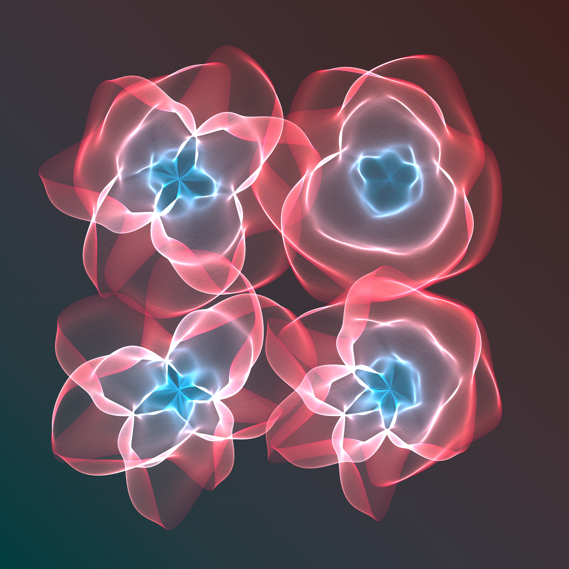 Art Blocks - Art Blocks v2 - Flowers #1622 - NFT # 116001622