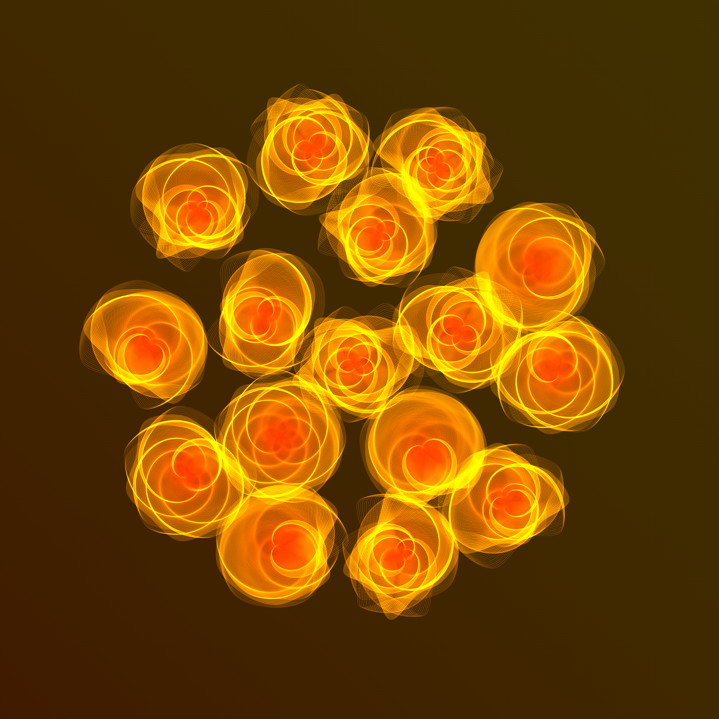 Art Blocks - Art Blocks v2 - Flowers #1624 - NFT # 116001624