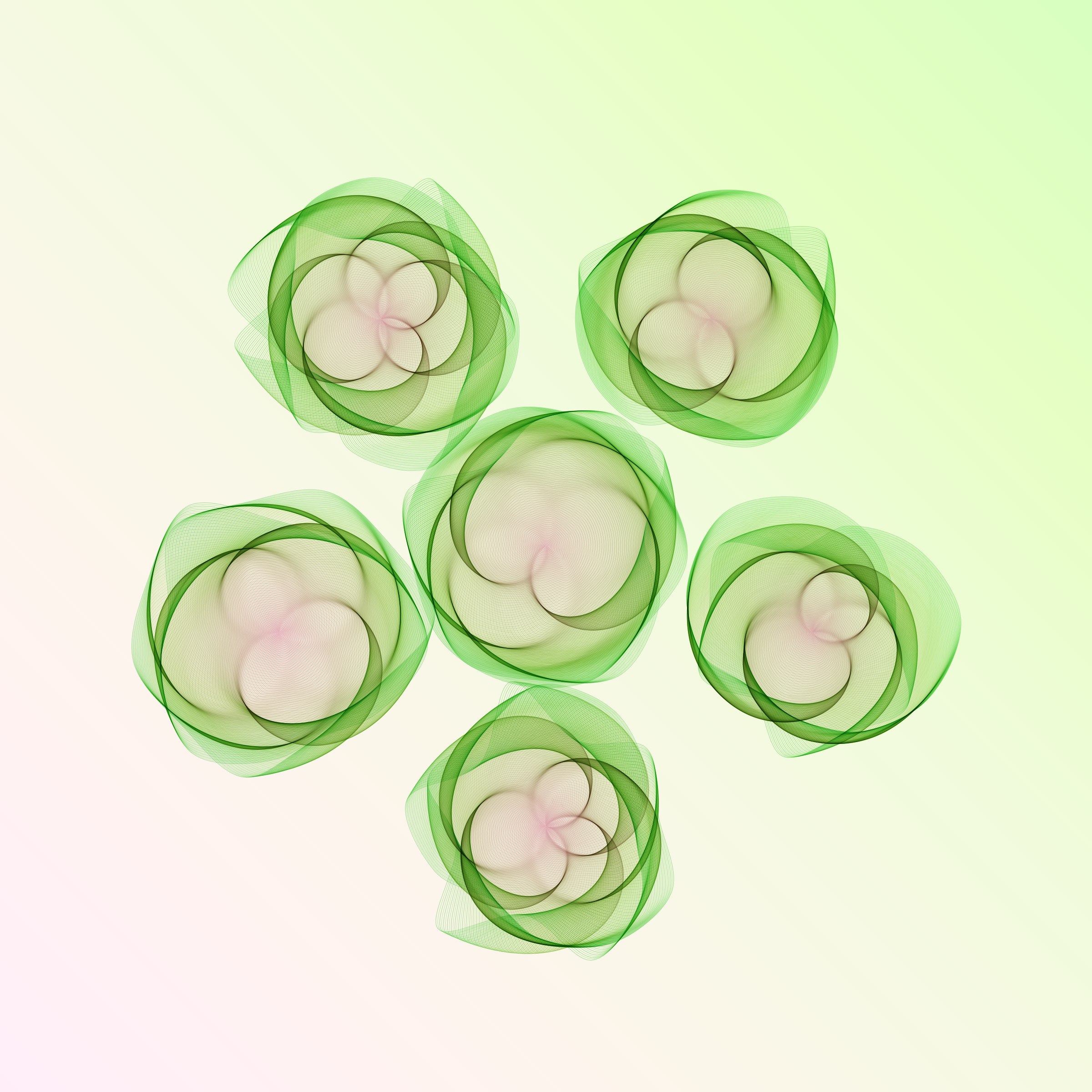 Art Blocks - Art Blocks v2 - Flowers #1629 - NFT # 116001629