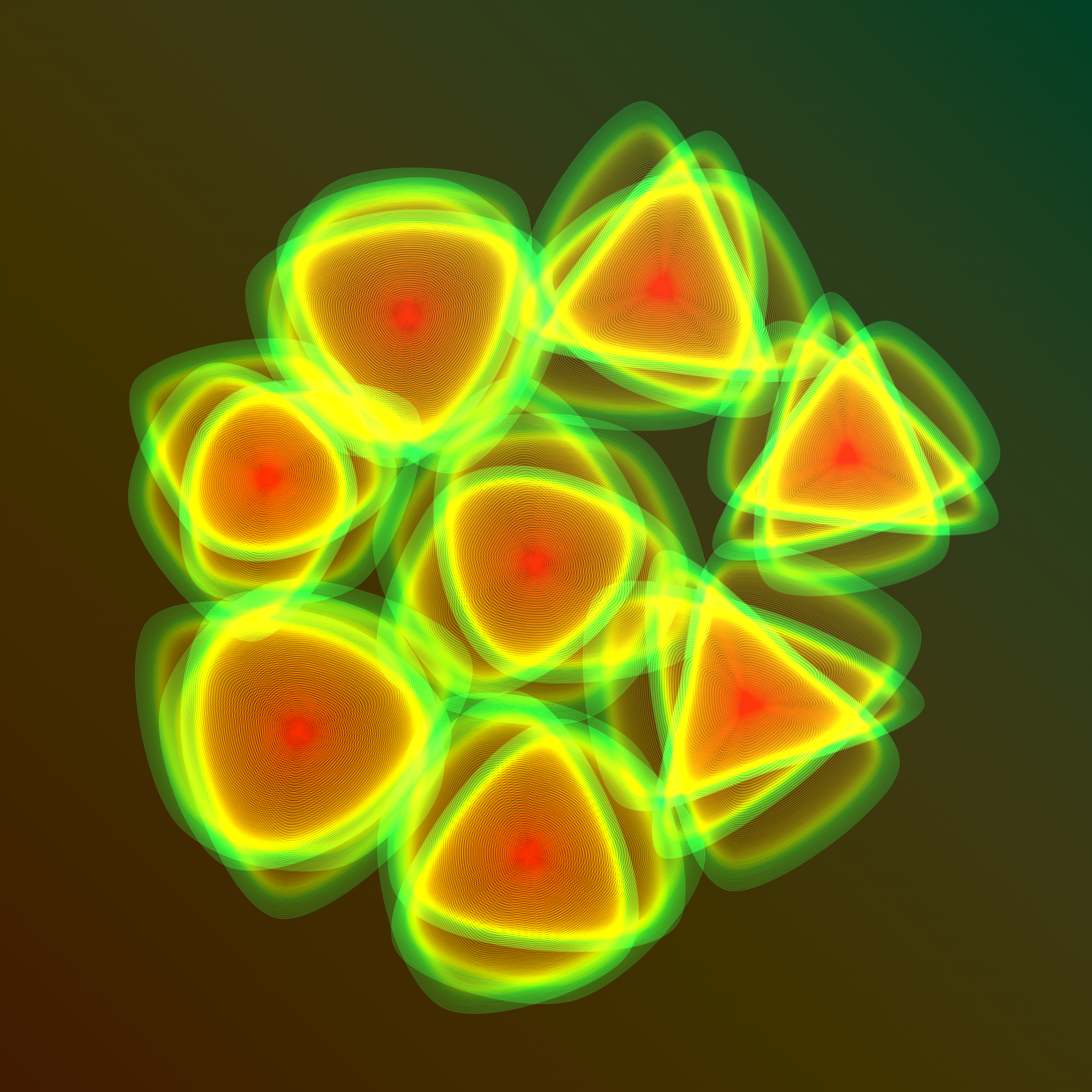 Art Blocks - Art Blocks v2 - Flowers #1632 - NFT # 116001632