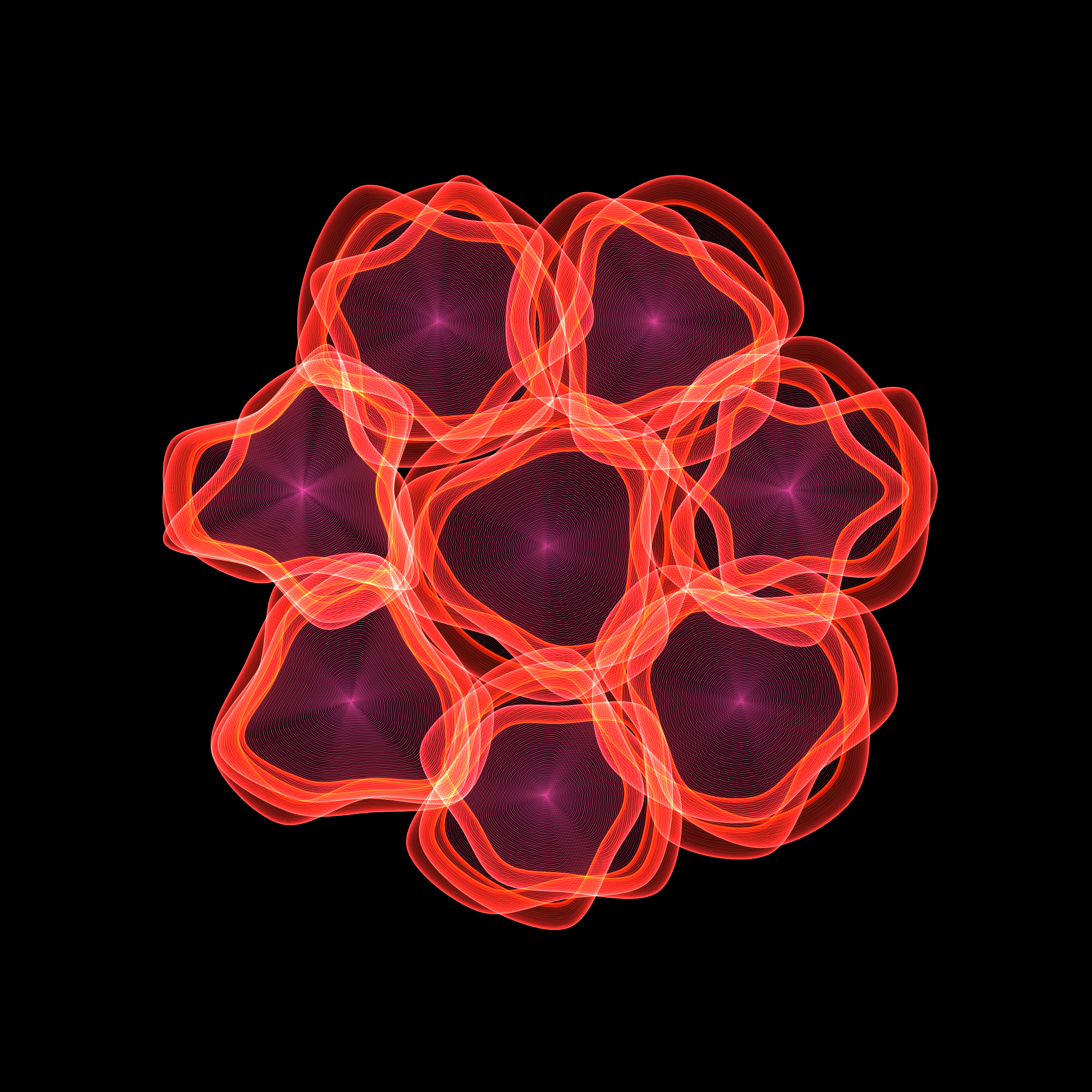 Art Blocks - Art Blocks v2 - Flowers #1633 - NFT # 116001633