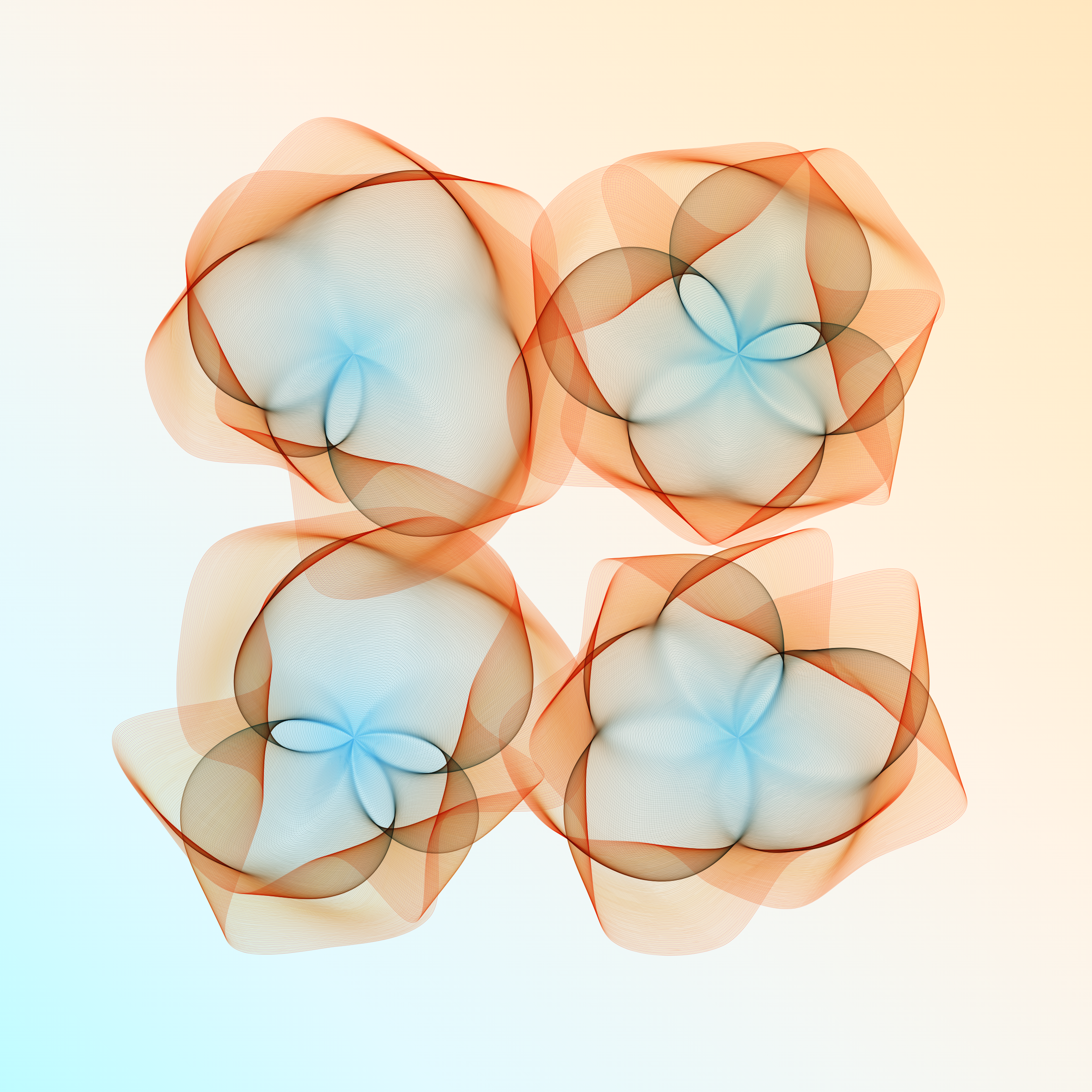 Art Blocks - Art Blocks v2 - Flowers #1635 - NFT # 116001635