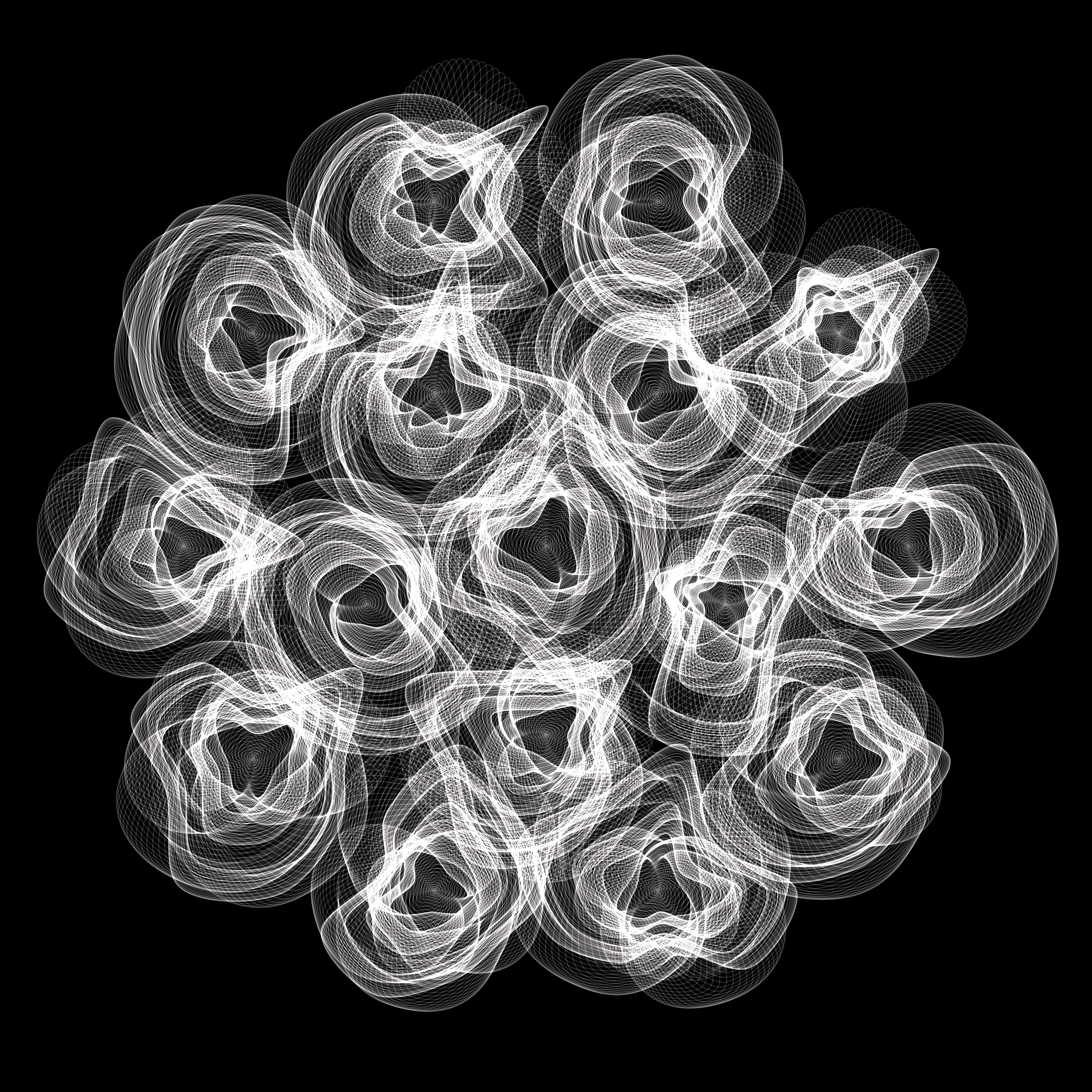 Art Blocks - Art Blocks v2 - Flowers #1637 - NFT # 116001637