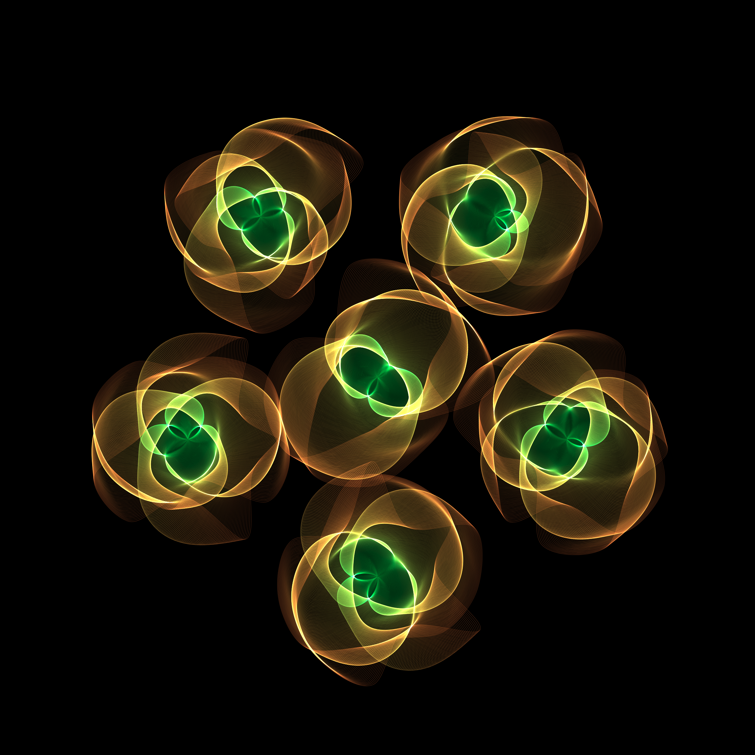 Art Blocks - Art Blocks v2 - Flowers #1638 - NFT # 116001638