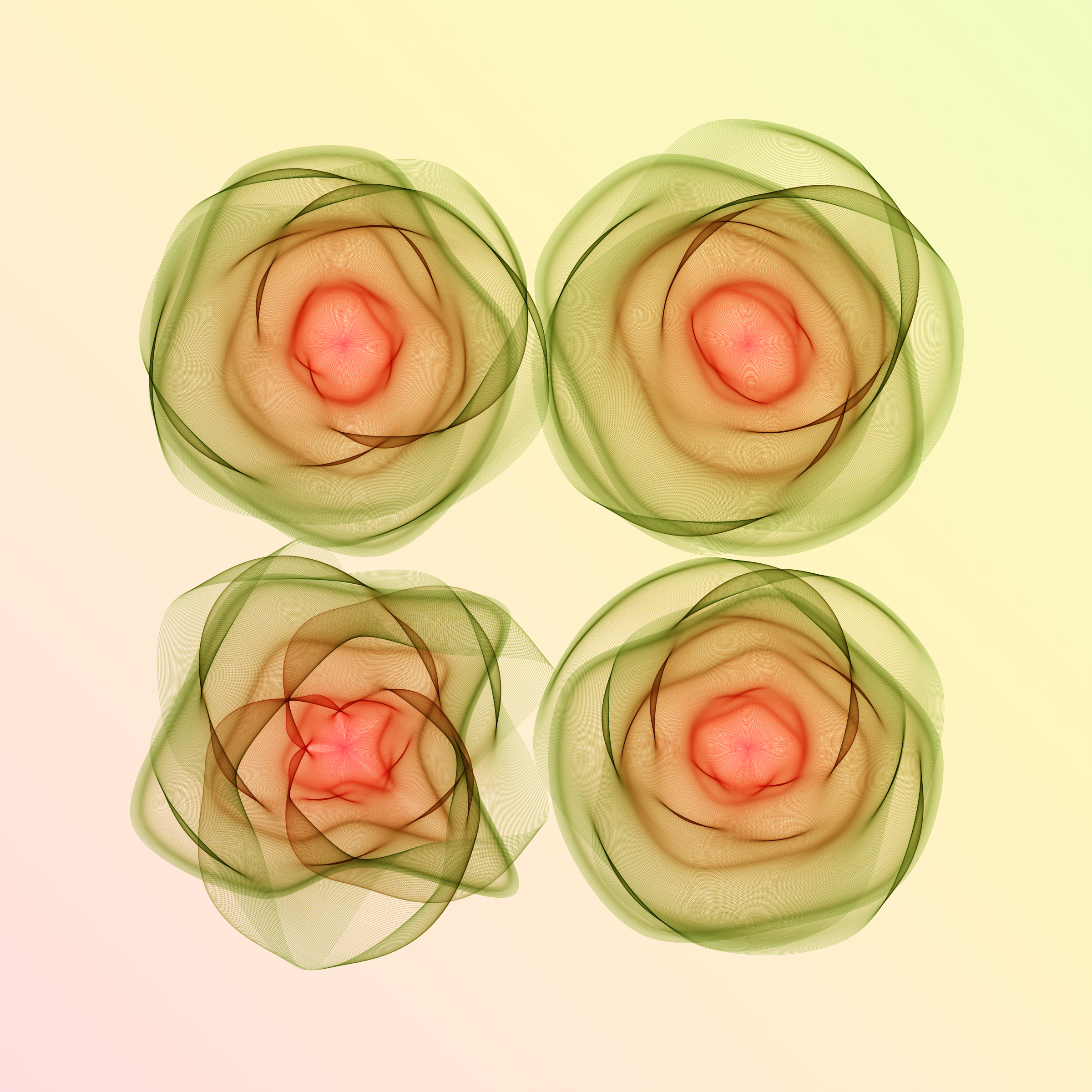 Art Blocks - Art Blocks v2 - Flowers #1654 - NFT # 116001654