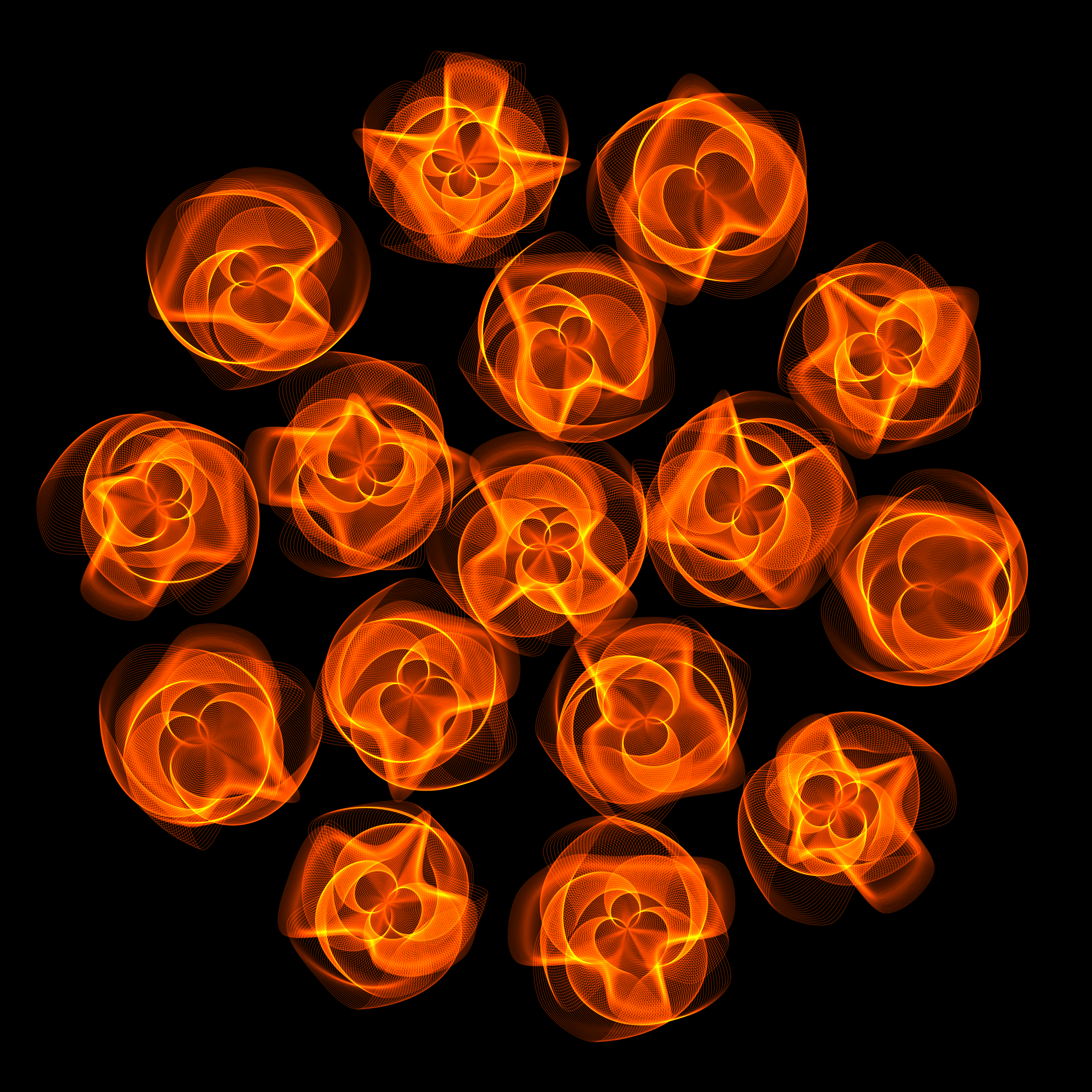 Art Blocks - Art Blocks v2 - Flowers #1656 - NFT # 116001656