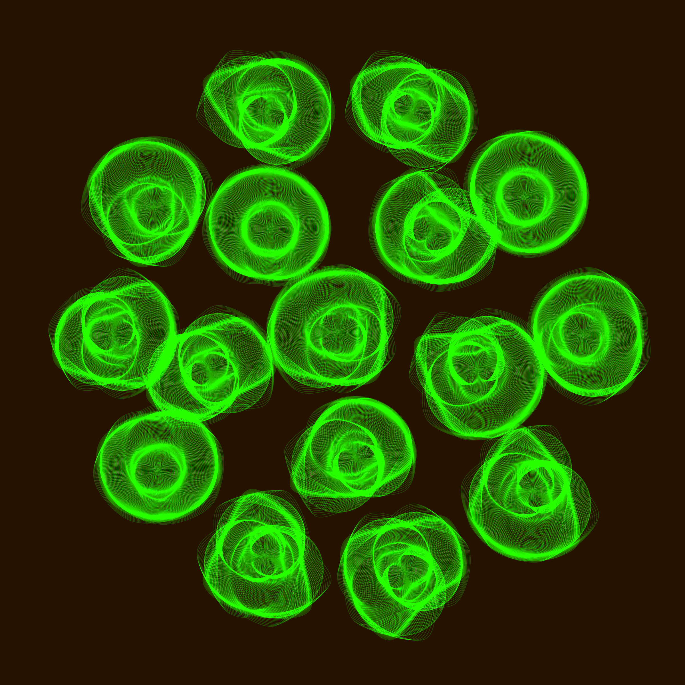 Art Blocks - Art Blocks v2 - Flowers #1657 - NFT # 116001657