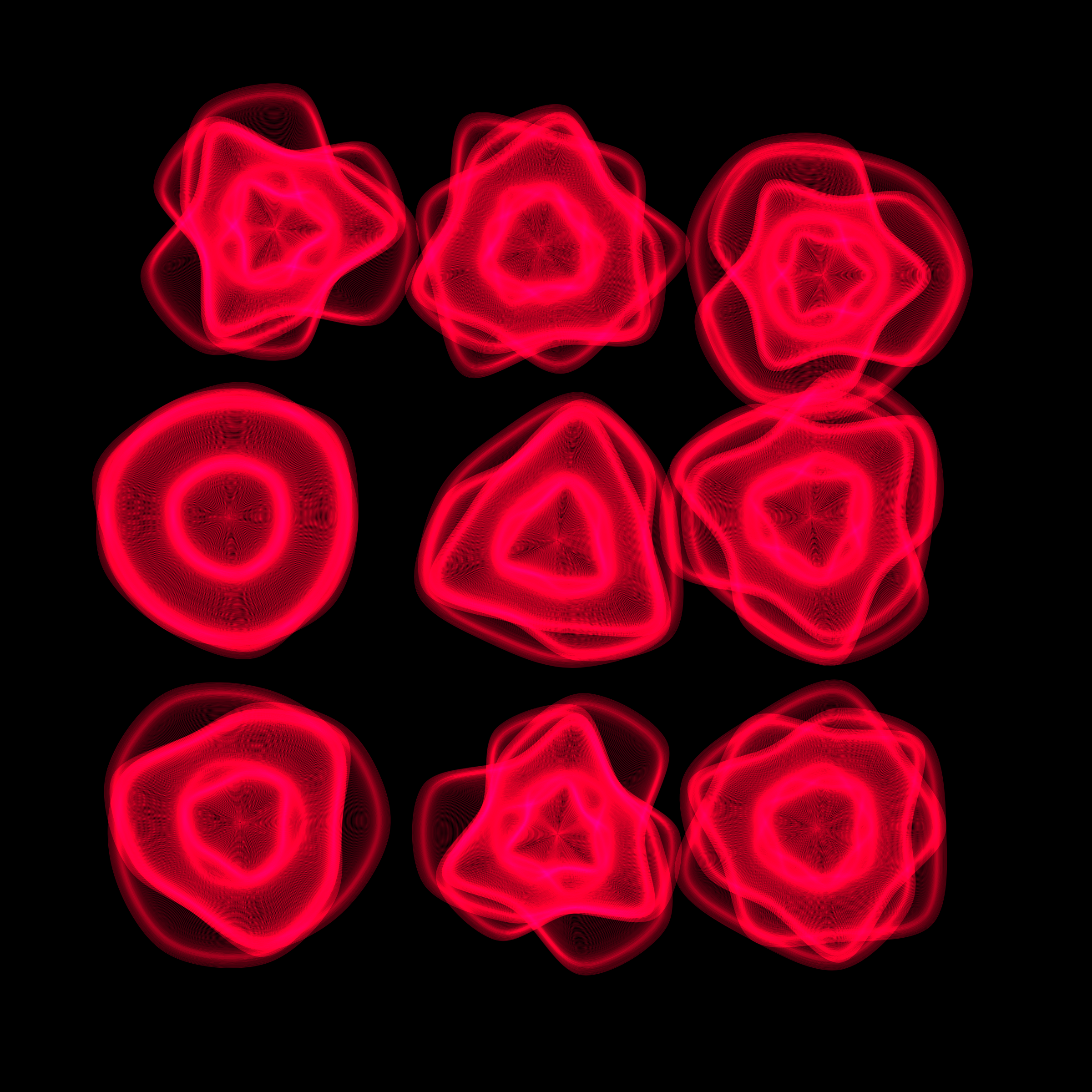 Art Blocks - Art Blocks v2 - Flowers #1666 - NFT # 116001666